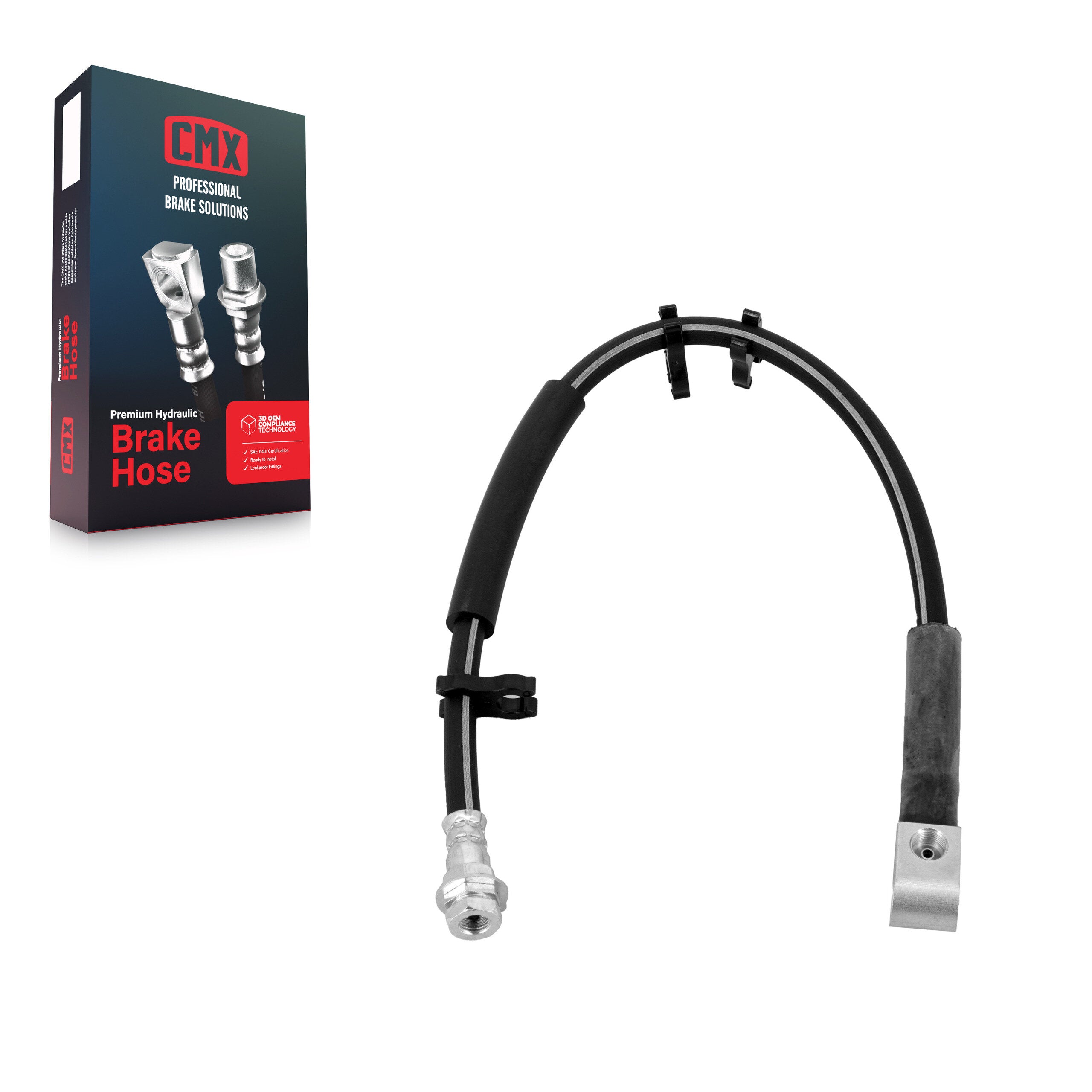 CMX 12-H380935 Brake Hydraulic Hose for 1997-2004 Ford F-150 Heritage, Ford F-150, Lincoln Blackwood - Rear Center