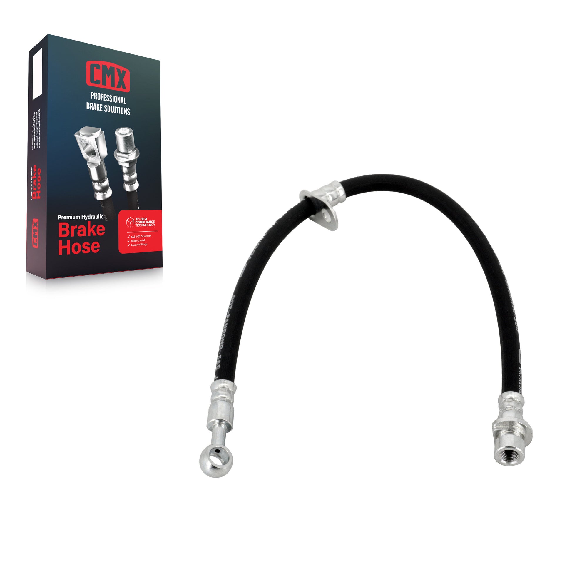 CMX 12-H381026 Brake Hydraulic Hose for 1998-2003 Acura CL, Acura TL, Honda Accord - Front Left