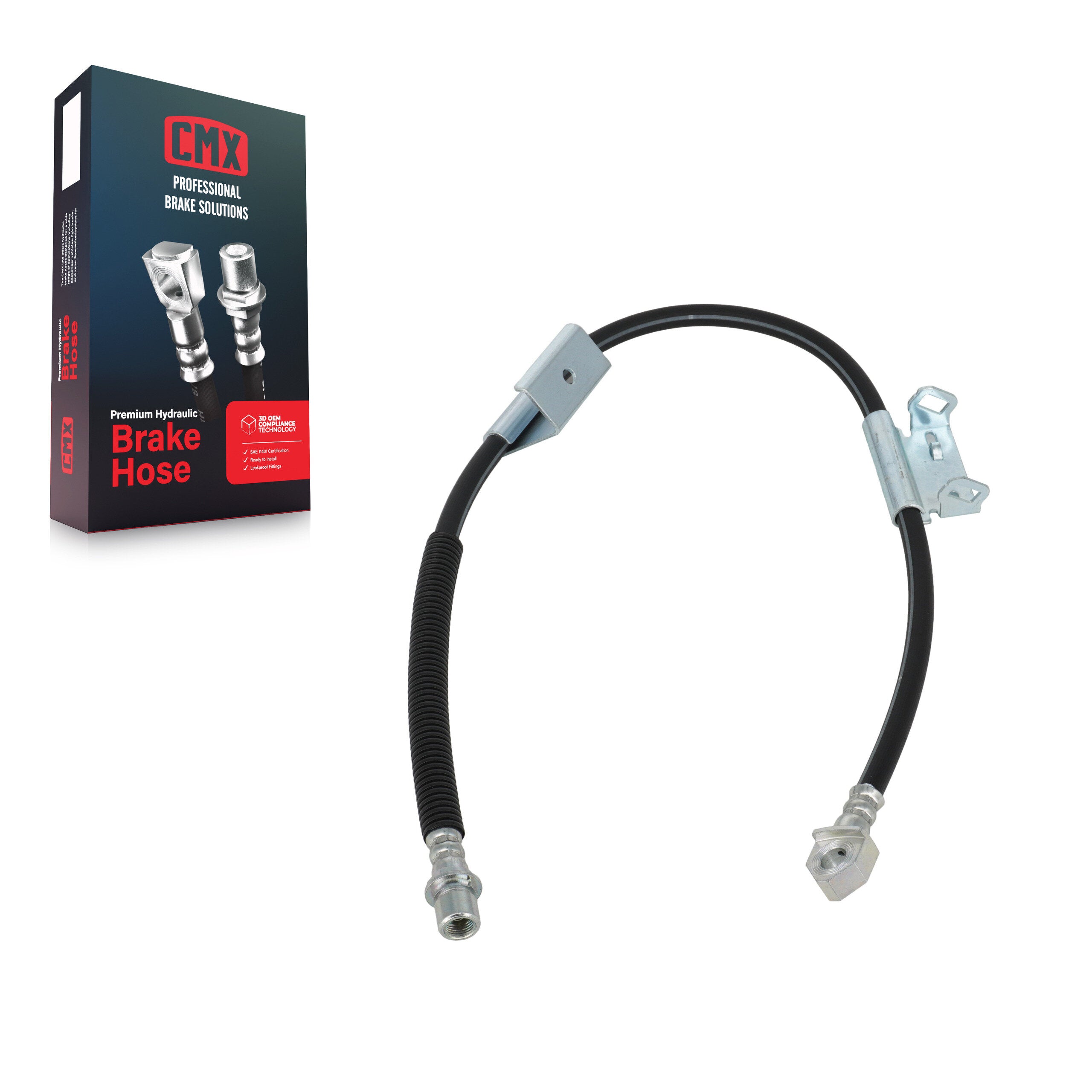 CMX 12-H381299 Brake Hydraulic Hose for 1999-2007 Chevrolet Silverado 1500 Classic, GMC Sierra 1500 Classic, Chevrolet Silverado 1500 - Front Right