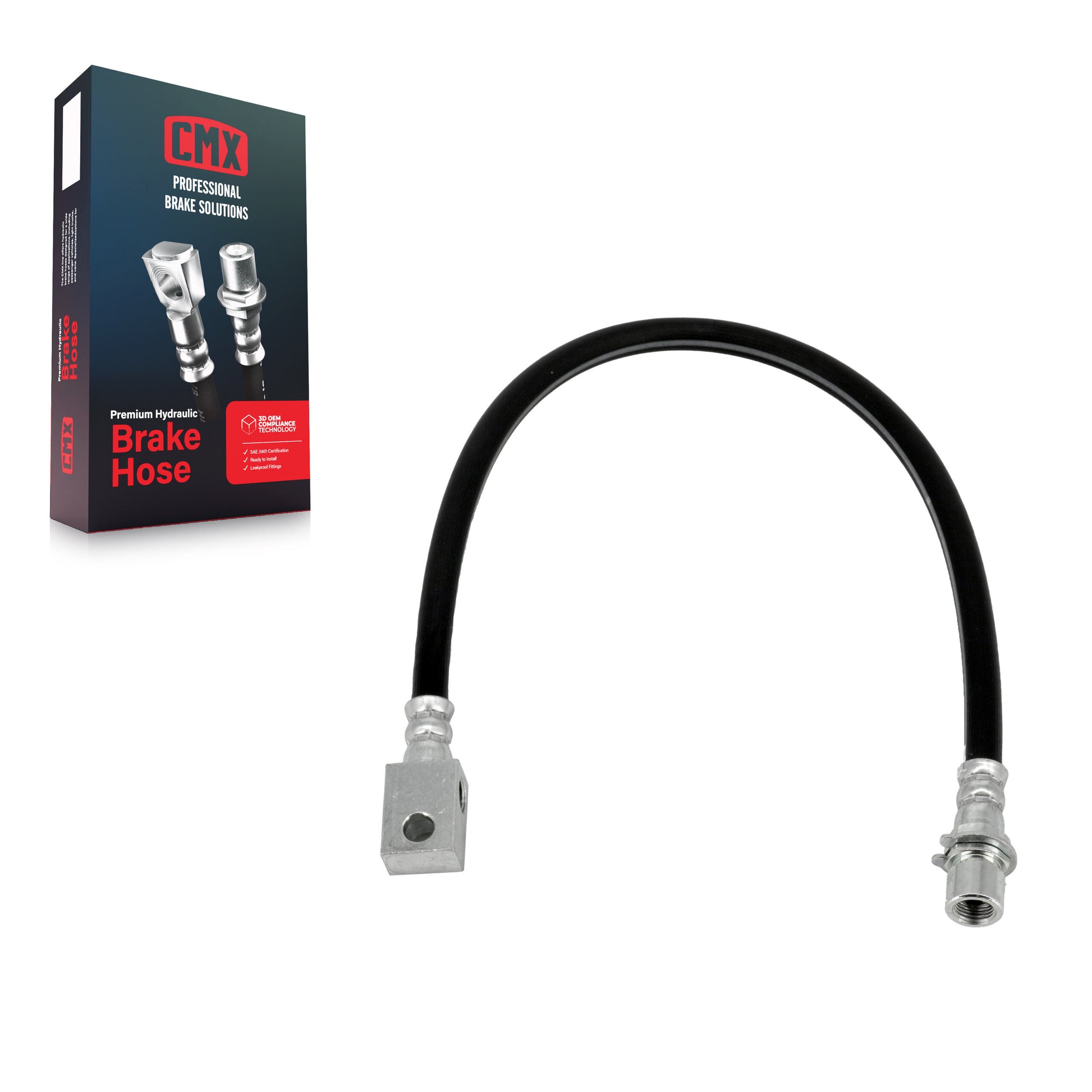 CMX 12-H38871 Brake Hydraulic Hose for 1991-2005 Chevrolet Blazer, Isuzu Hombre, Oldsmobile Bravada - Rear Center