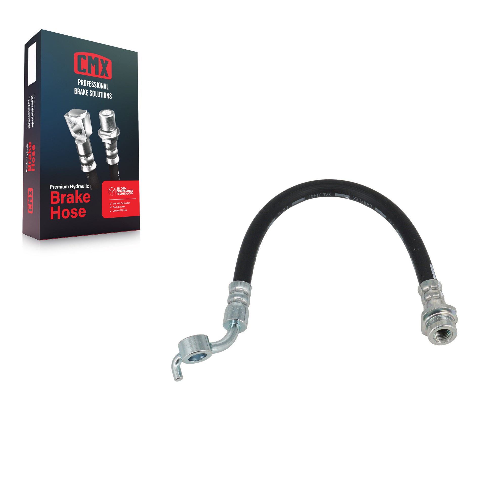 CMX 12-H620132 Brake Hydraulic Hose for 2002-2008 Nissan Maxima, Nissan Altima - Rear Left