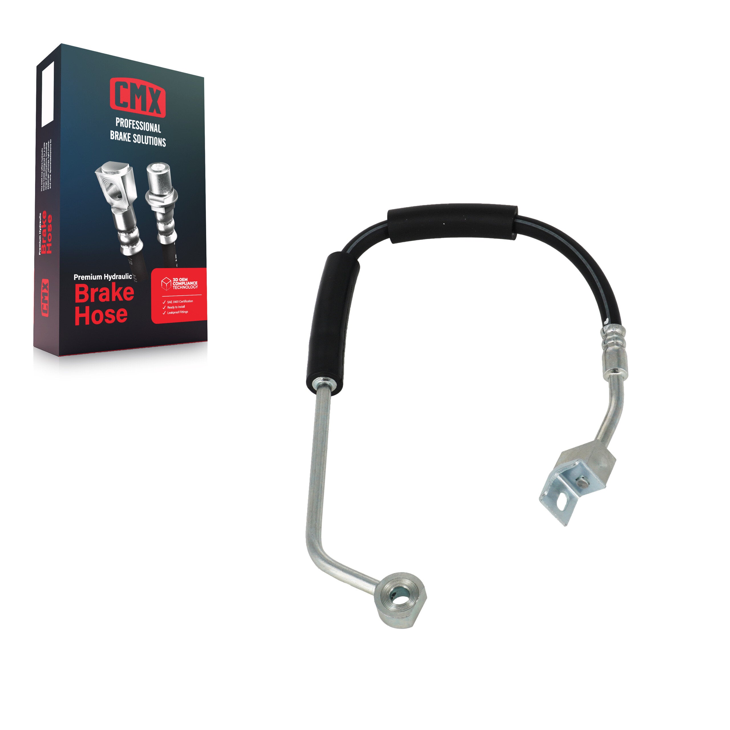 CMX 12-H620190 Brake Hydraulic Hose for 2002-2007 Jeep Liberty - Front Right