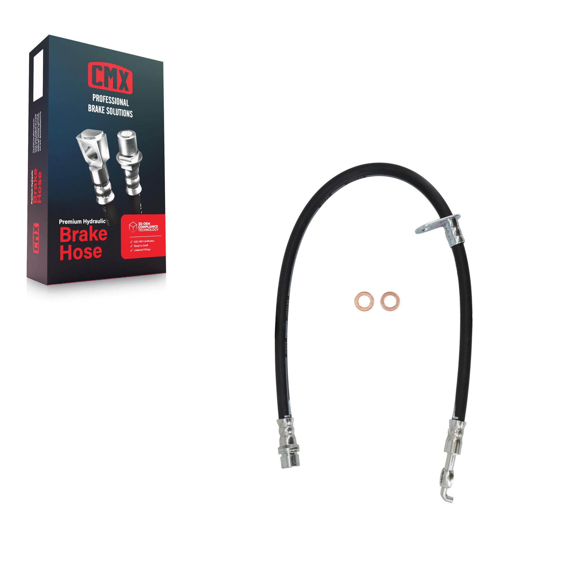 CMX 12-H620228 Brake Hydraulic Hose for 2002-2013 Lexus HS250h, Lexus ES350, Toyota Camry - Rear Left