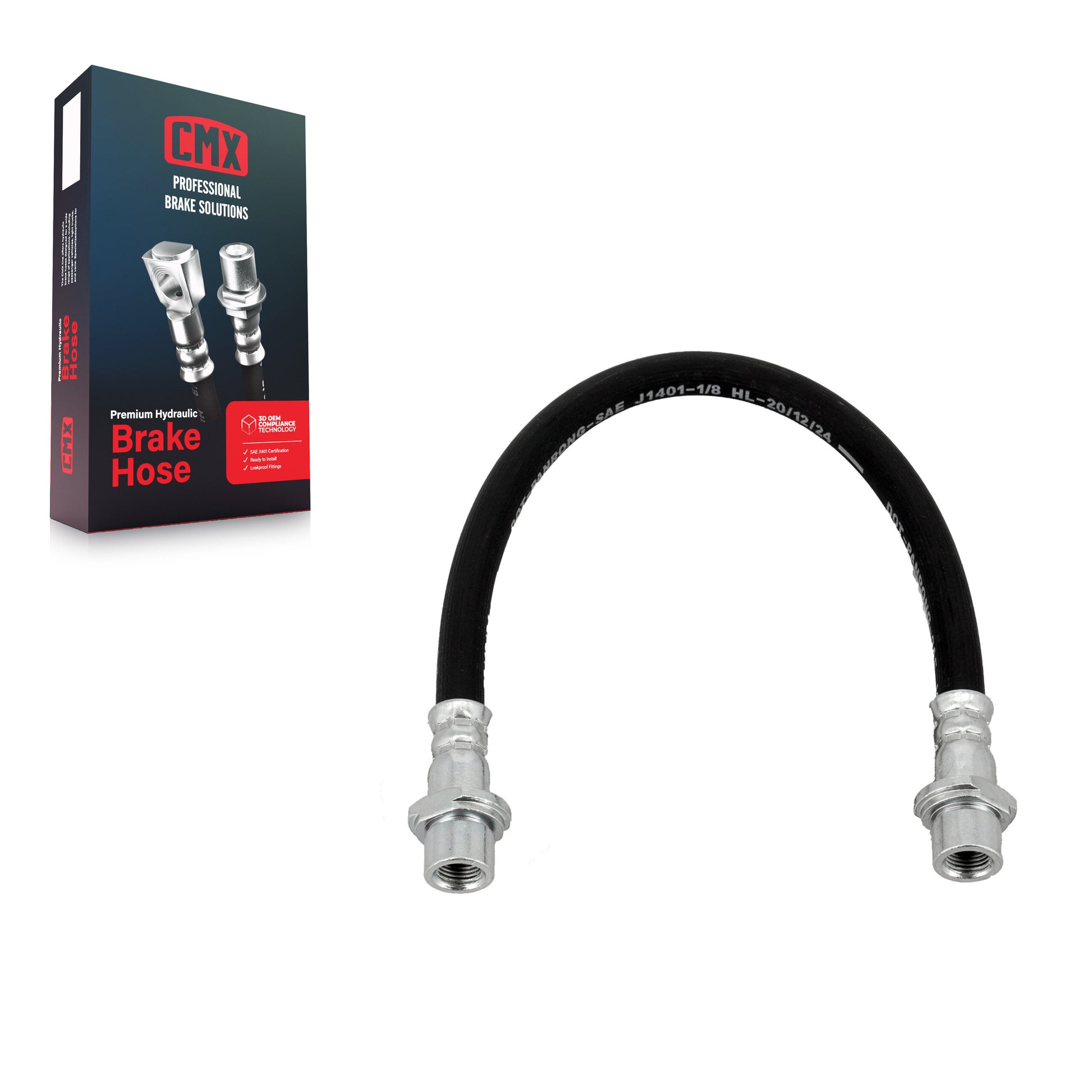CMX 12-H620240 Brake Hydraulic Hose for 2000-2020 Lexus GX460, Toyota 4Runner, Toyota FJ Cruiser - Rear Inner, Rear