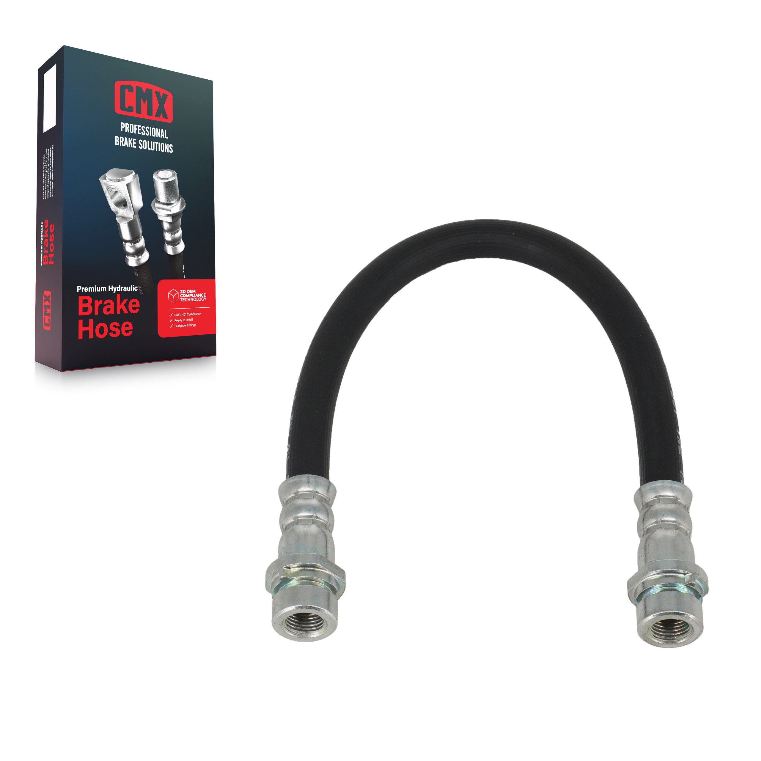 CMX 12-H620318 Brake Hydraulic Hose for 2001-2007 Ford Escape, Mazda Tribute, Mercury Mariner - Rear Right