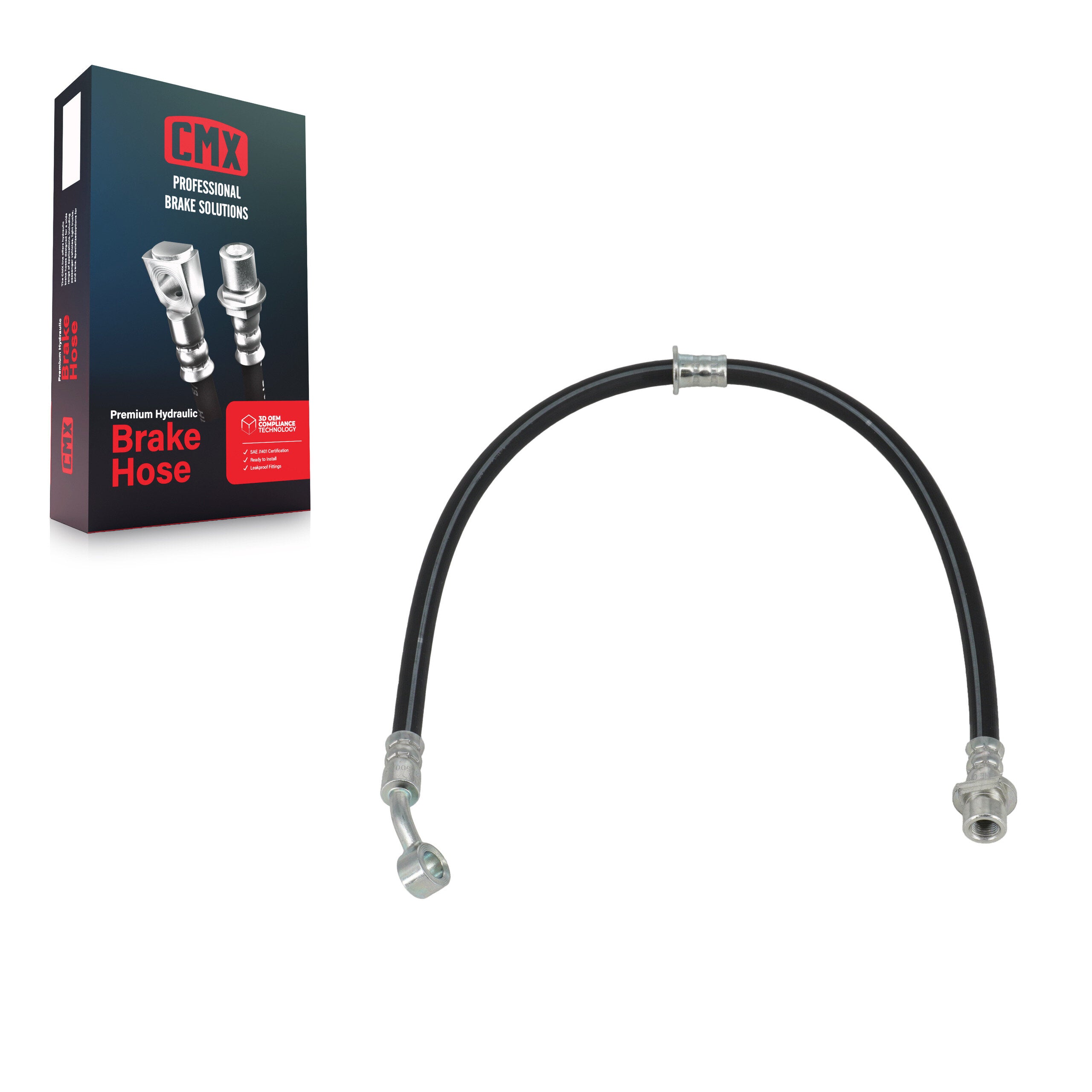 CMX 12-H620399 Brake Hydraulic Hose for 2002-2006 Honda CR-V - Front Left