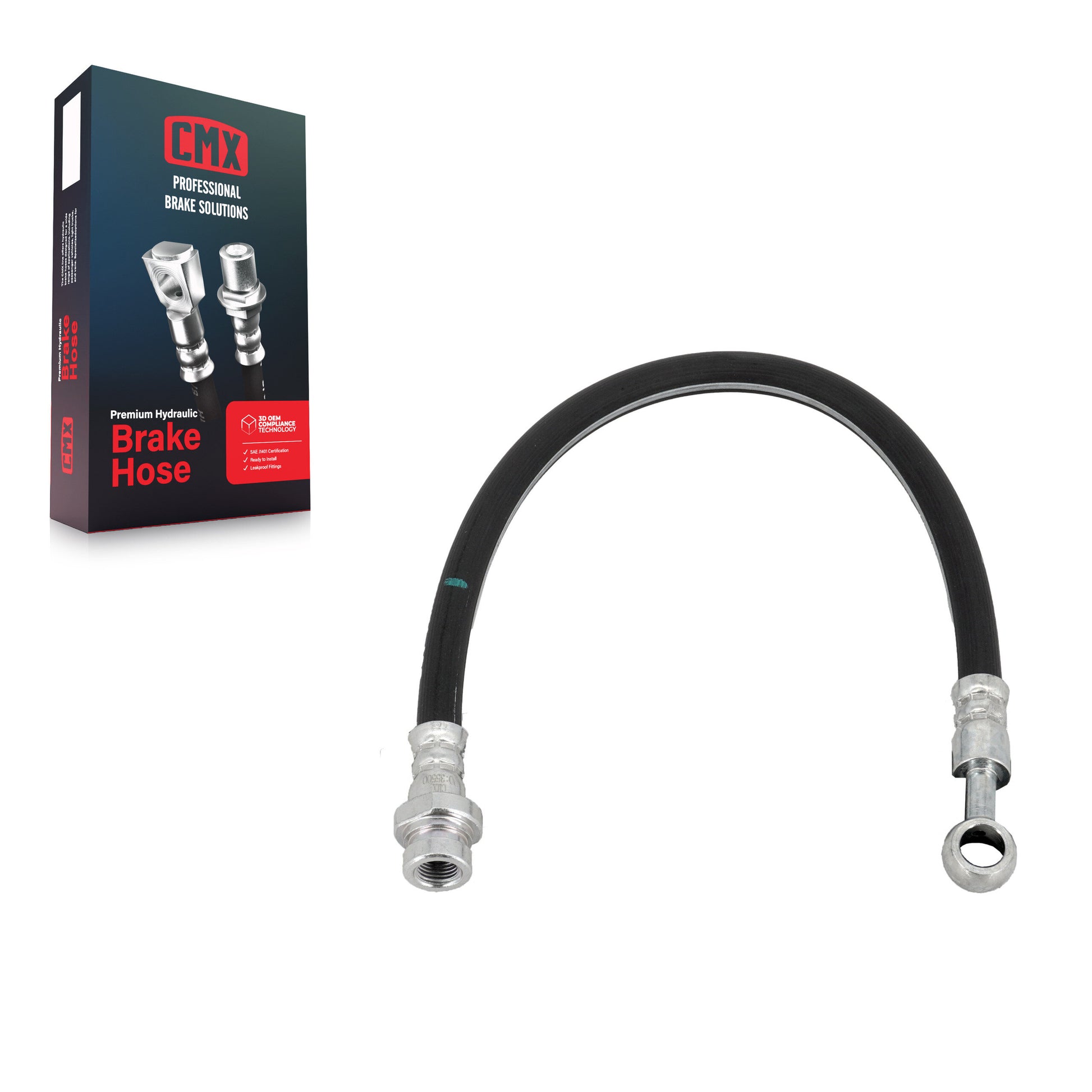CMX 12-H620603 Brake Hydraulic Hose for 2005-2010 Hyundai Tucson, Kia Sportage - Rear Left