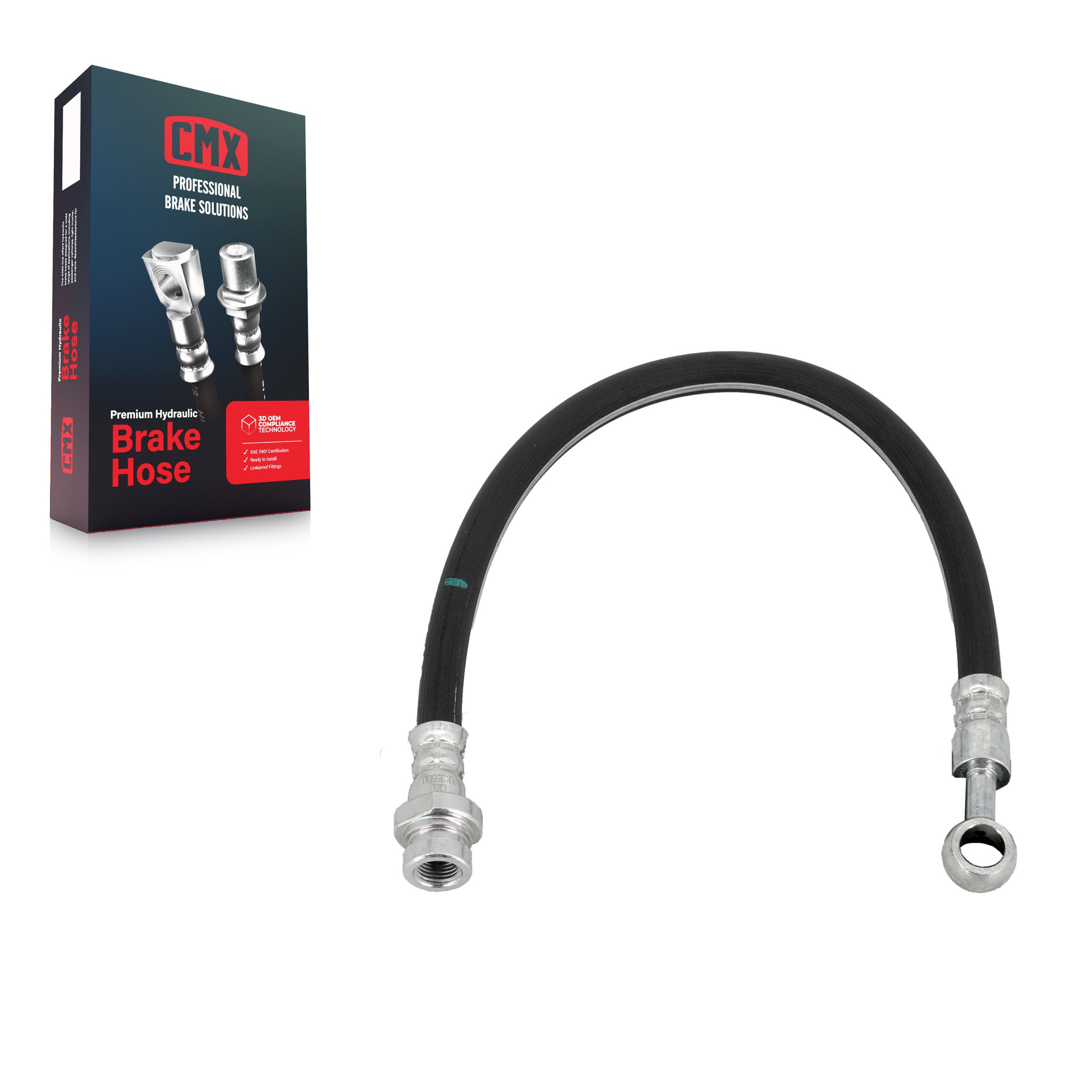 CMX 12-H620603 Brake Hydraulic Hose for 2005-2010 Hyundai Tucson, Kia Sportage - Rear Left