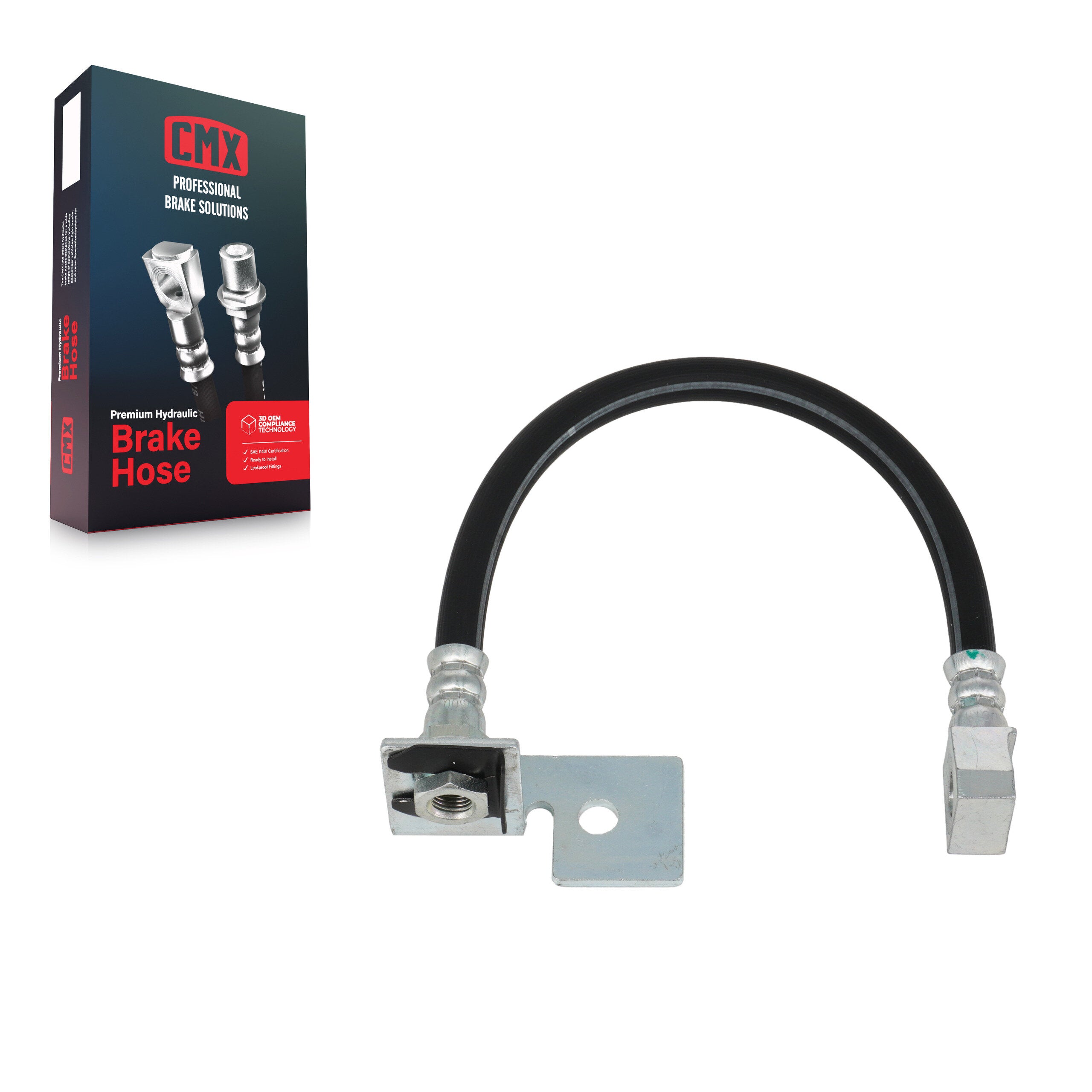 CMX 12-H620631 Brake Hydraulic Hose for 1999-2004 Ford F-150 Heritage, Ford F-150 - Rear Left
