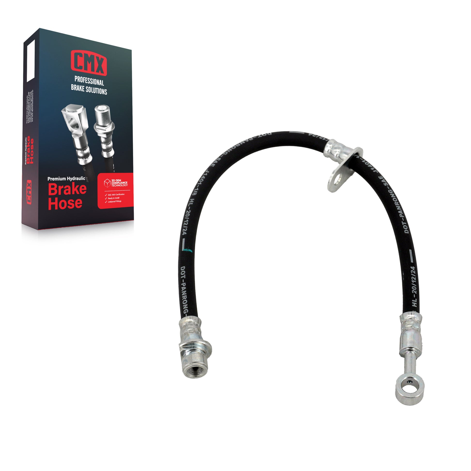 CMX 12-H620732 Brake Hydraulic Hose for 2006-2014 Honda Ridgeline - Front