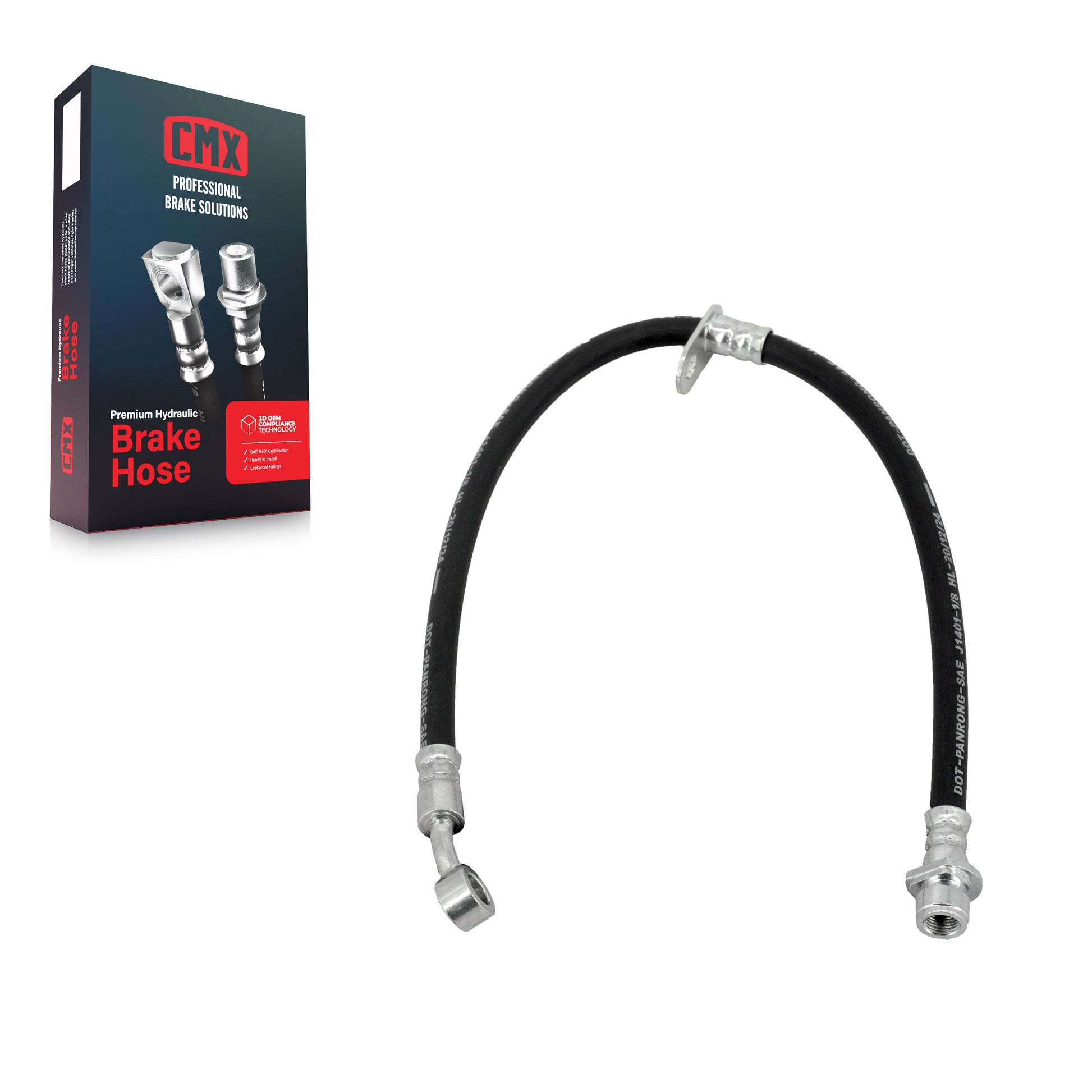 CMX 12-H620735 Brake Hydraulic Hose for 2006-2011 Honda Civic, Acura CSX - Front Right