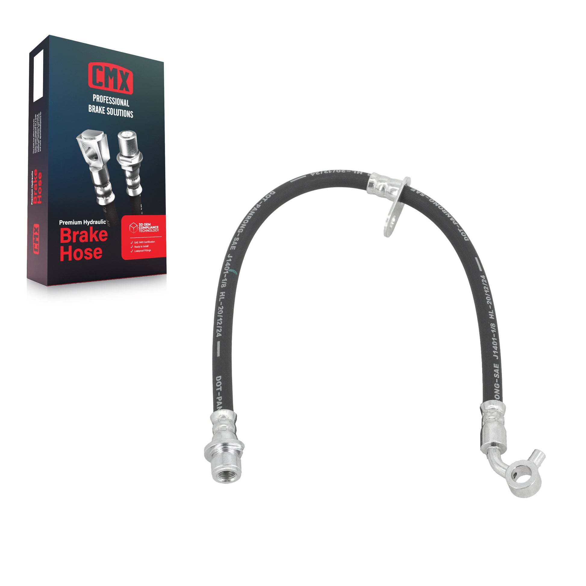 CMX 12-H620752 Brake Hydraulic Hose for 2007-2011 Honda CR-V - Rear