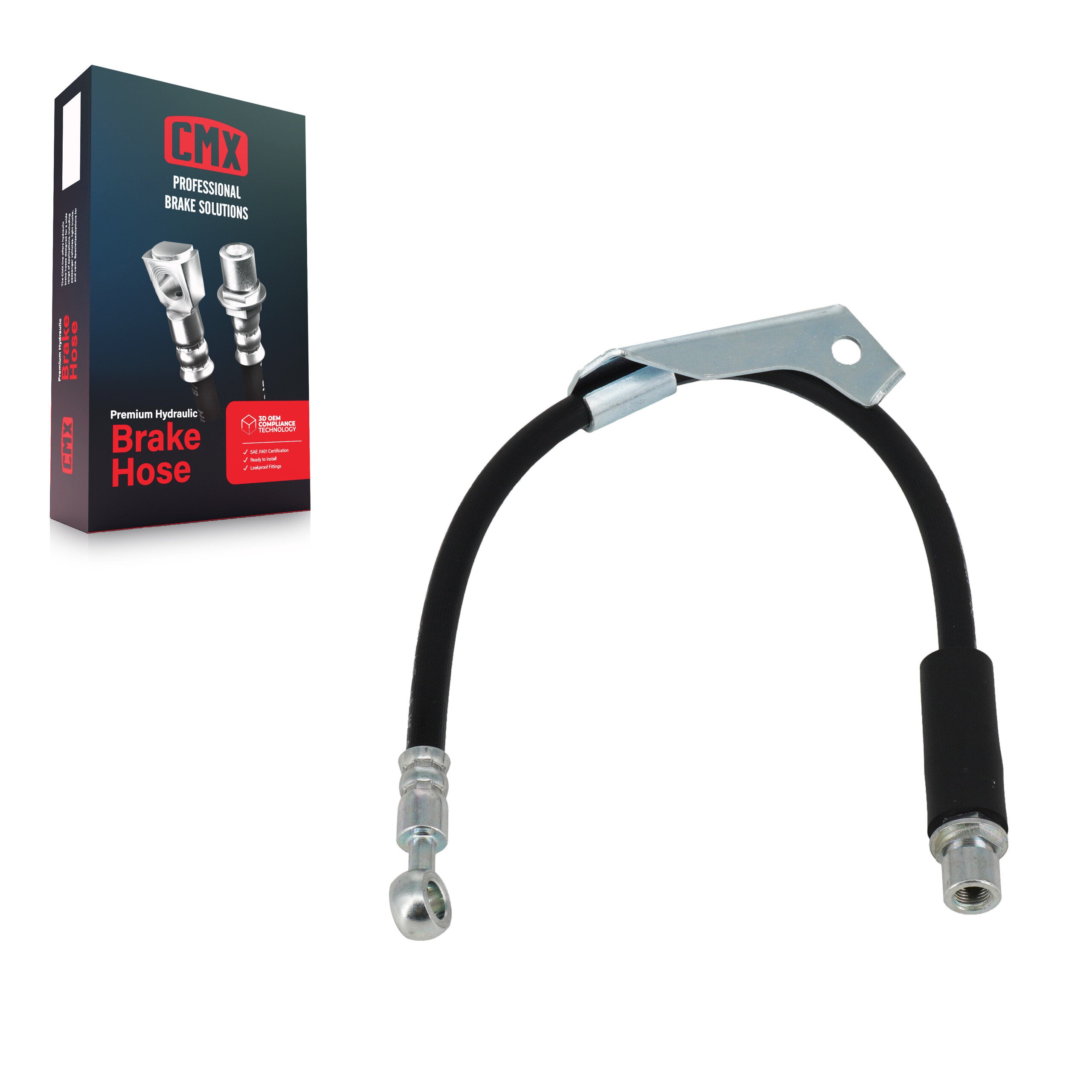 CMX 12-H620794 Brake Hydraulic Hose for 2007-2009 Chevrolet Equinox, Pontiac Torrent - Front Right