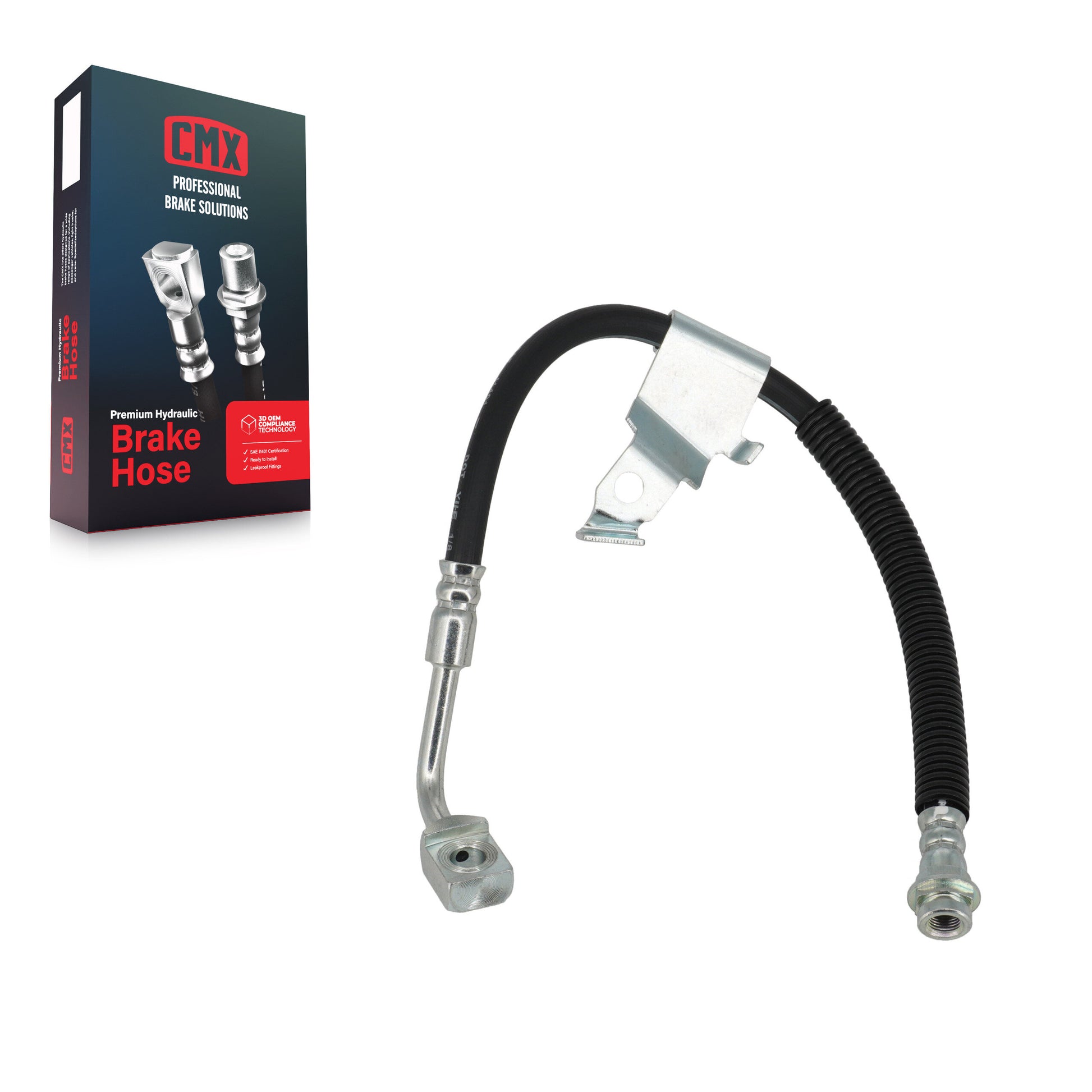 CMX 12-H620832 Brake Hydraulic Hose for 2006-2011 Buick Lucerne, Cadillac DTS - Front Right