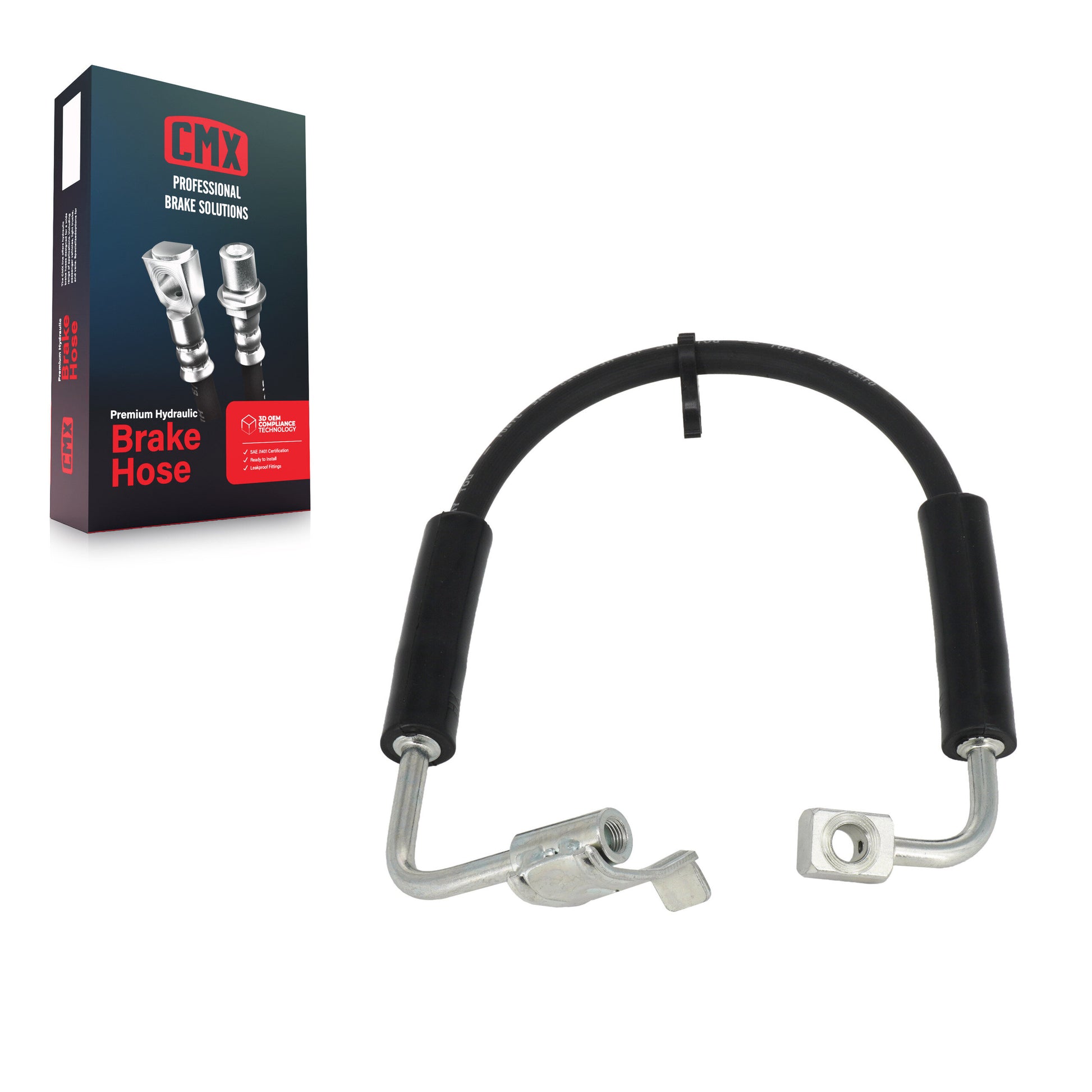 CMX 12-H620926 Brake Hydraulic Hose for 2007-2010 Jeep Wrangler - Front Left