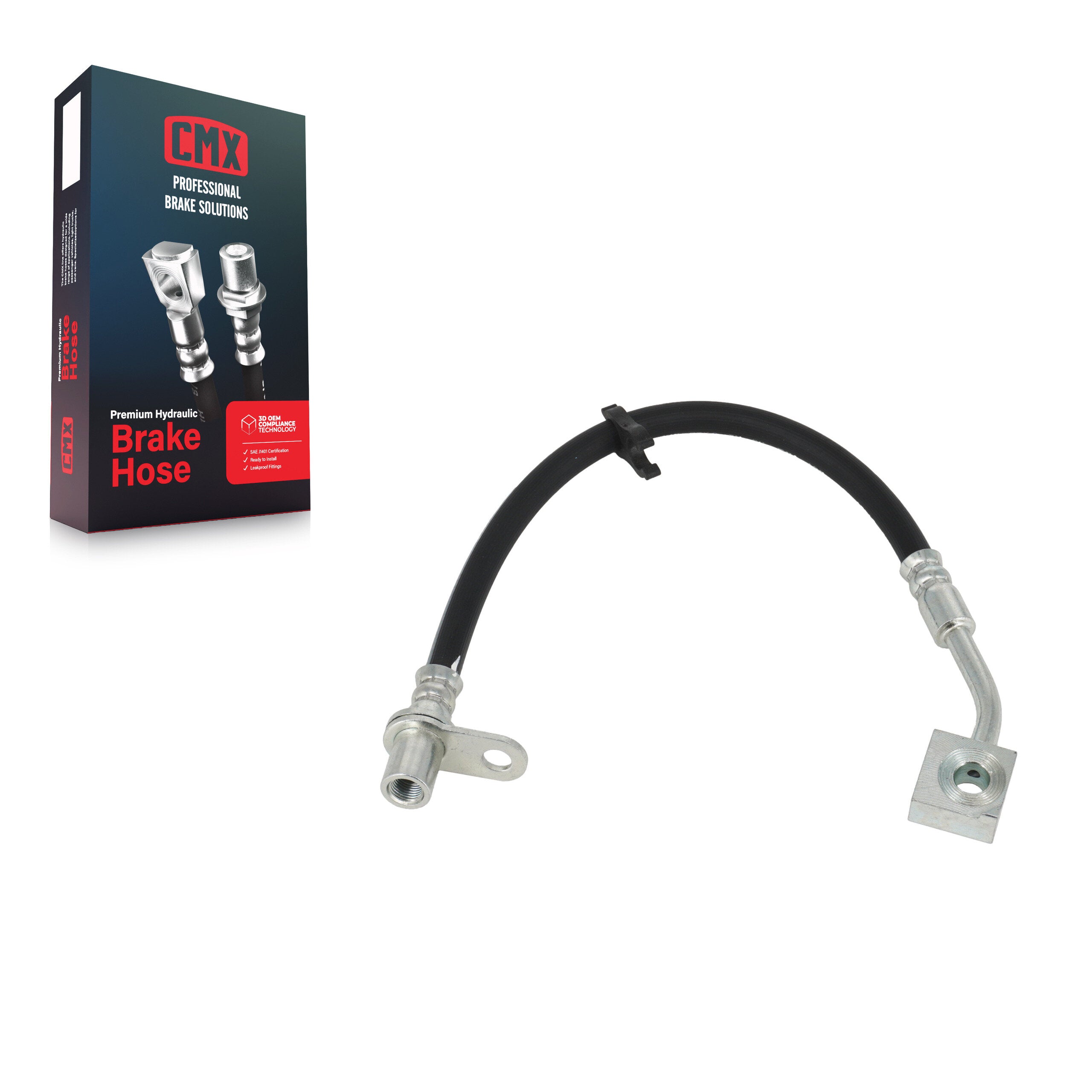 CMX 12-H620936 Brake Hydraulic Hose for 2006-2023 Ram 1500 Classic, Ram 1500, Dodge Ram 1500 - Front Right