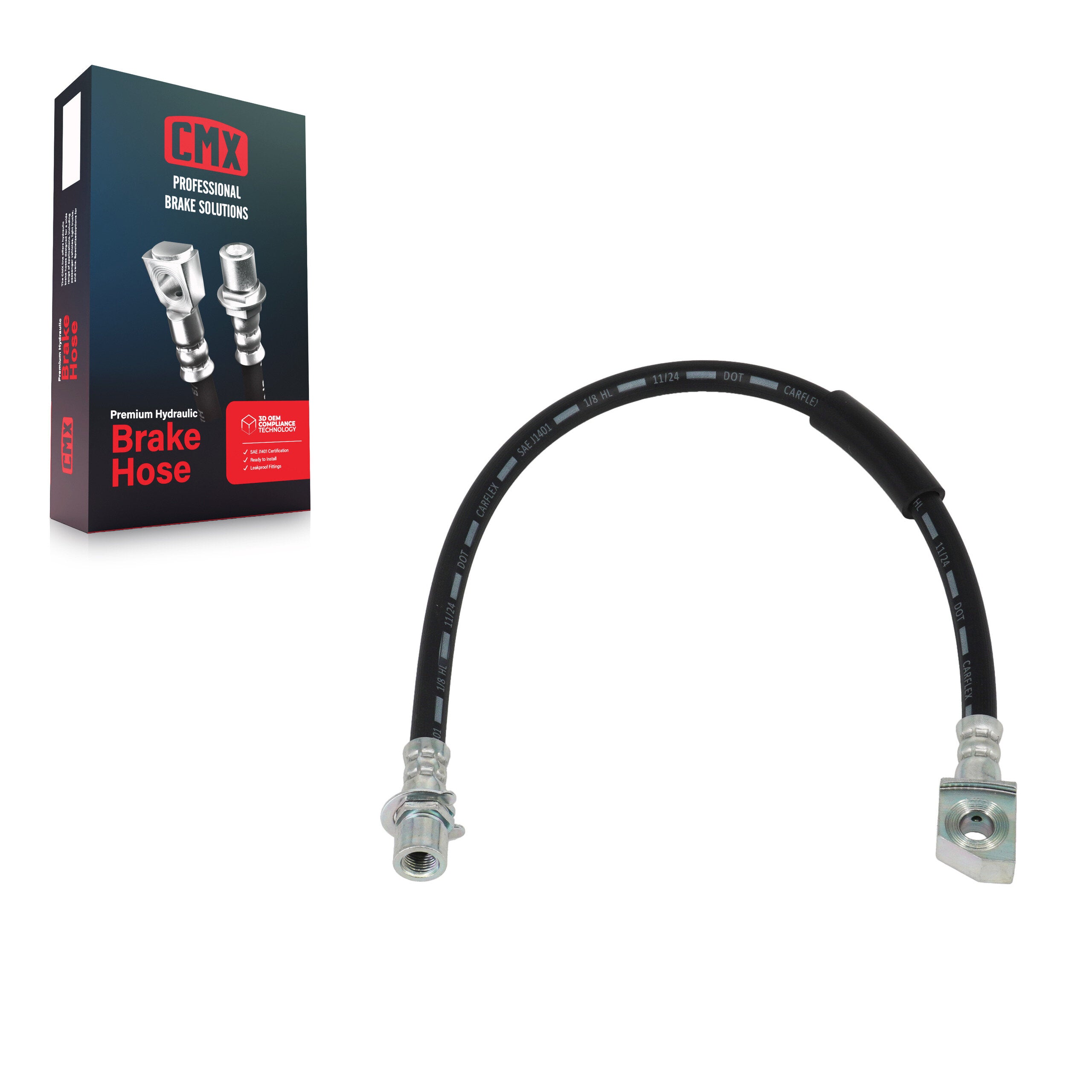 CMX 12-H621011 Brake Hydraulic Hose for 2007-2017 Ford Expedition, Lincoln Navigator - Rear Left