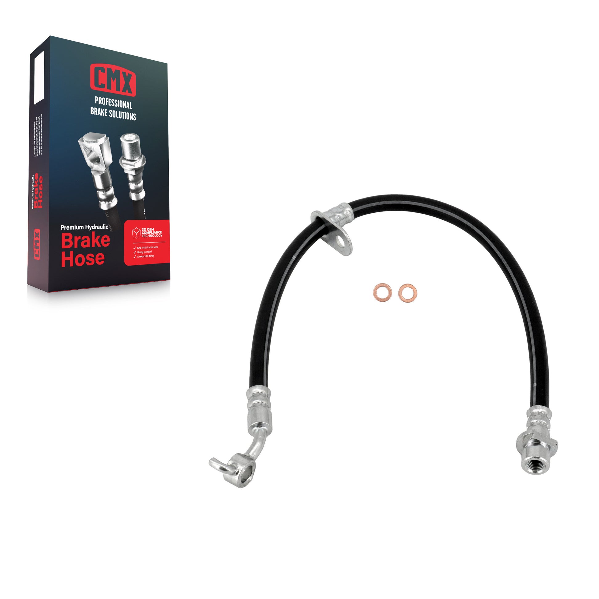 CMX 12-H621119 Brake Hydraulic Hose for 2008-2014 Acura TSX, Honda Accord - Rear Left