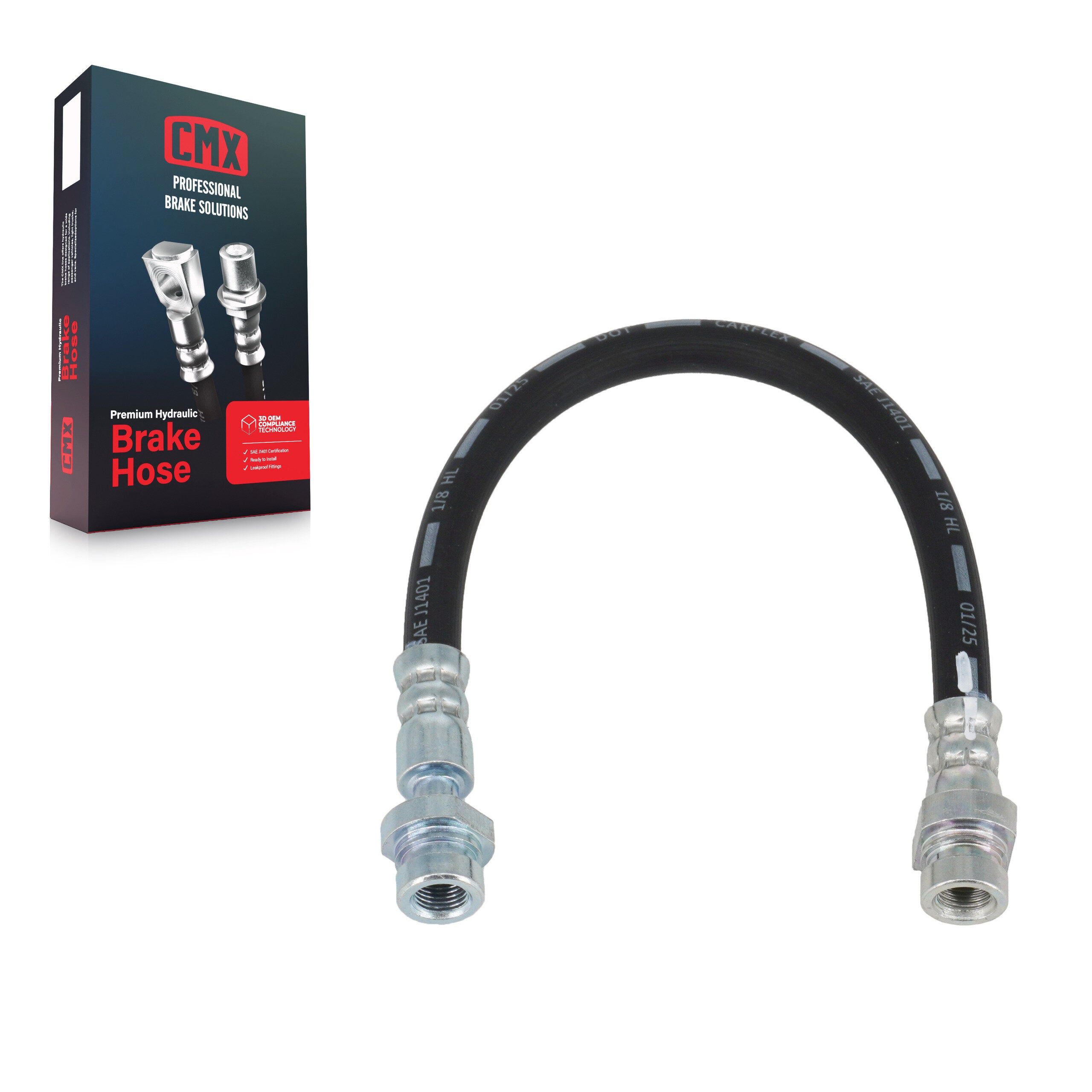 CMX 12-H621370 Brake Hydraulic Hose for 2009-2010 Hyundai Elantra - Rear Left