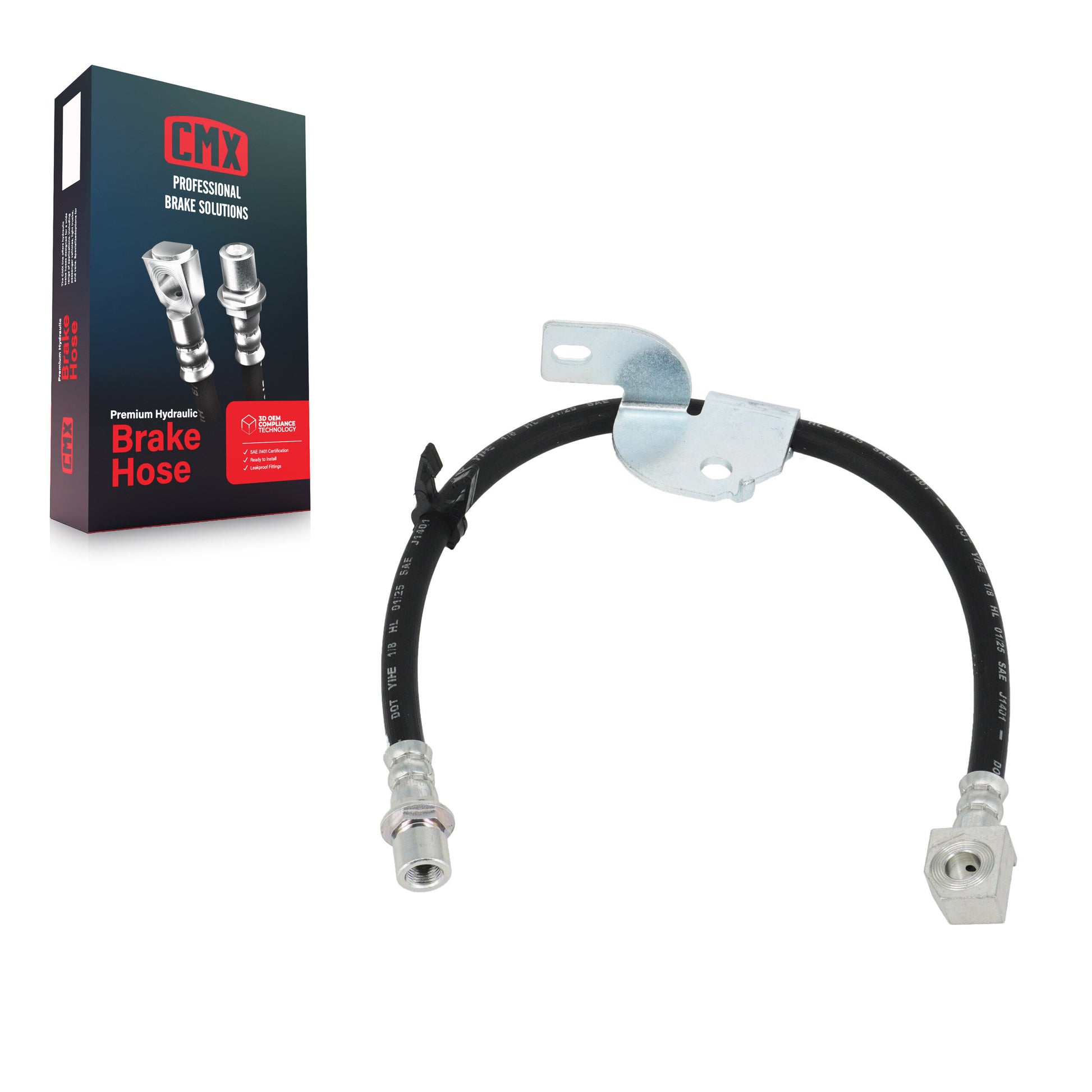 CMX 12-H621459 Brake Hydraulic Hose for 2009 Ford F-150 - Front Right