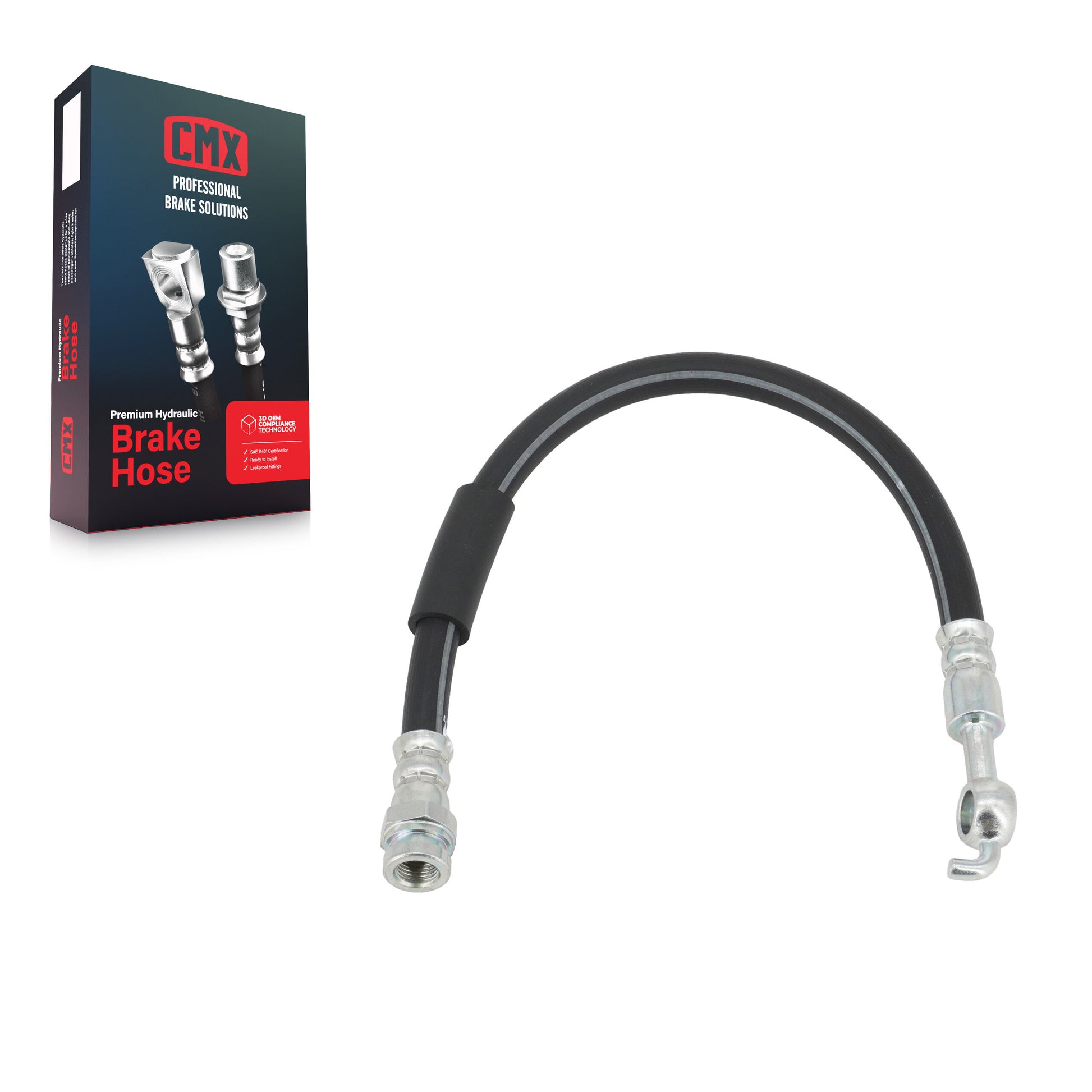 CMX 12-H621496 Brake Hydraulic Hose for 2009-2016 Mazda CX-5, Mazda 6 - Rear