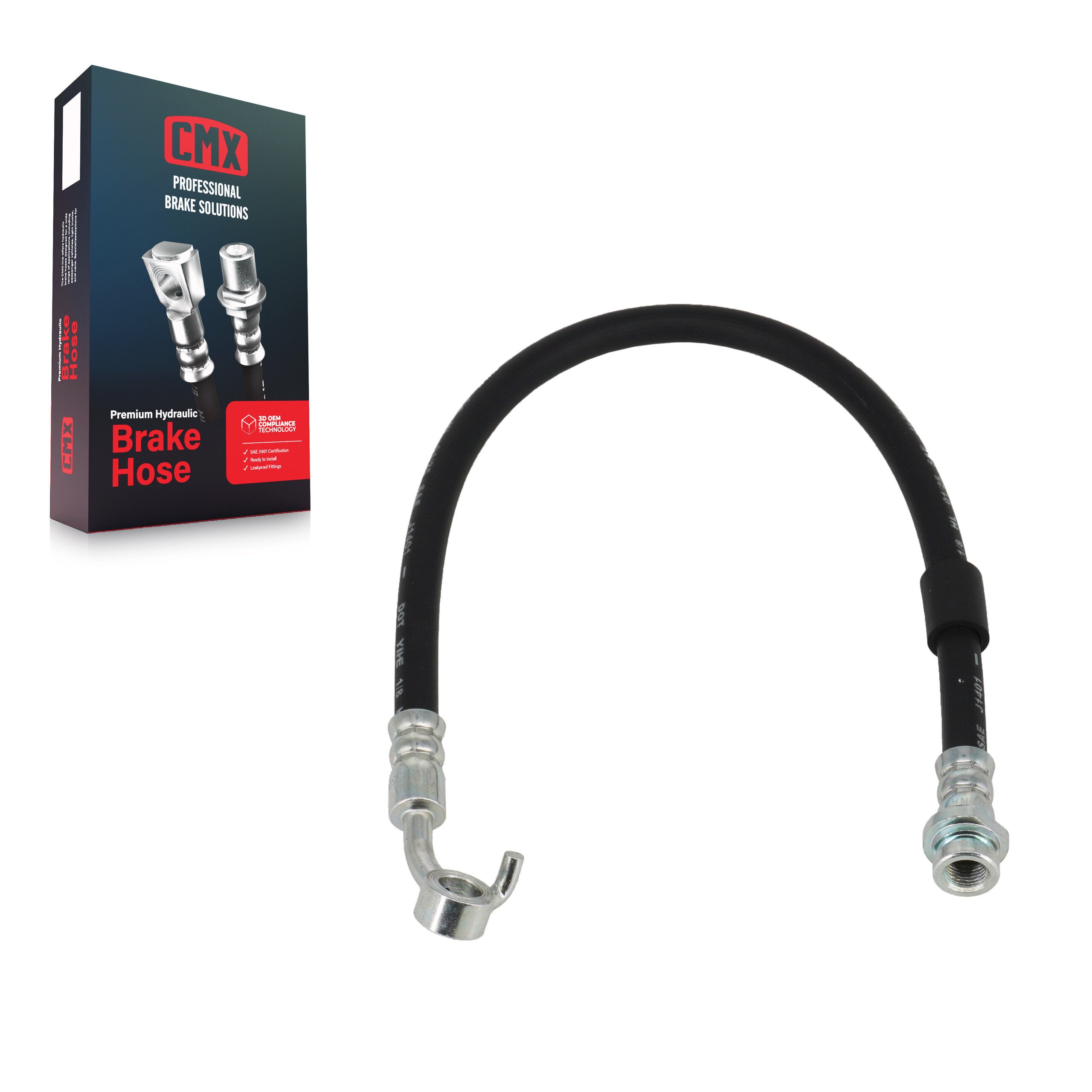 CMX 12-H621621 Brake Hydraulic Hose for 2011-2015 Ford Edge, Lincoln MKX - Rear Left