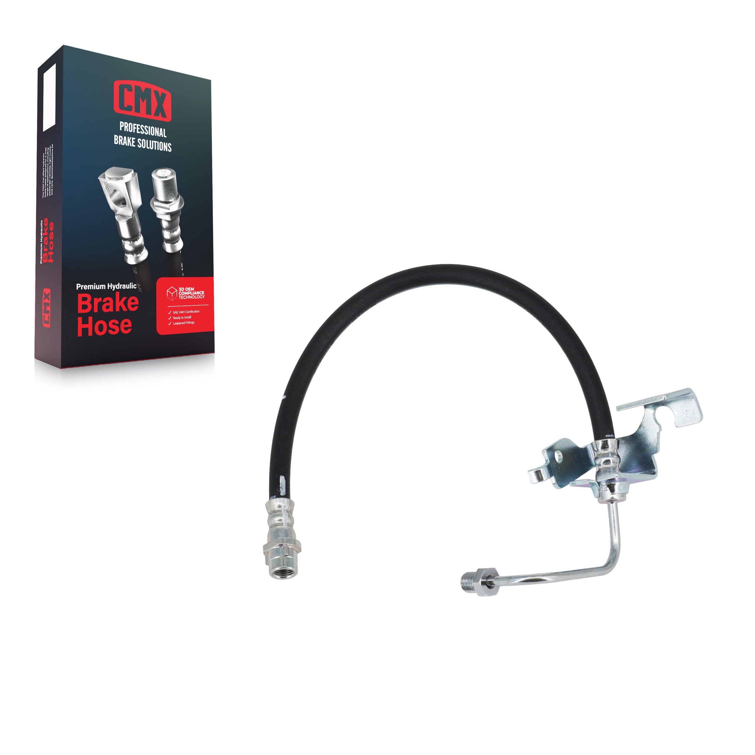 CMX 12-H621656 Brake Hydraulic Hose for 2011-2016 Chevrolet Cruze Limited, Chevrolet Cruze - Rear Right