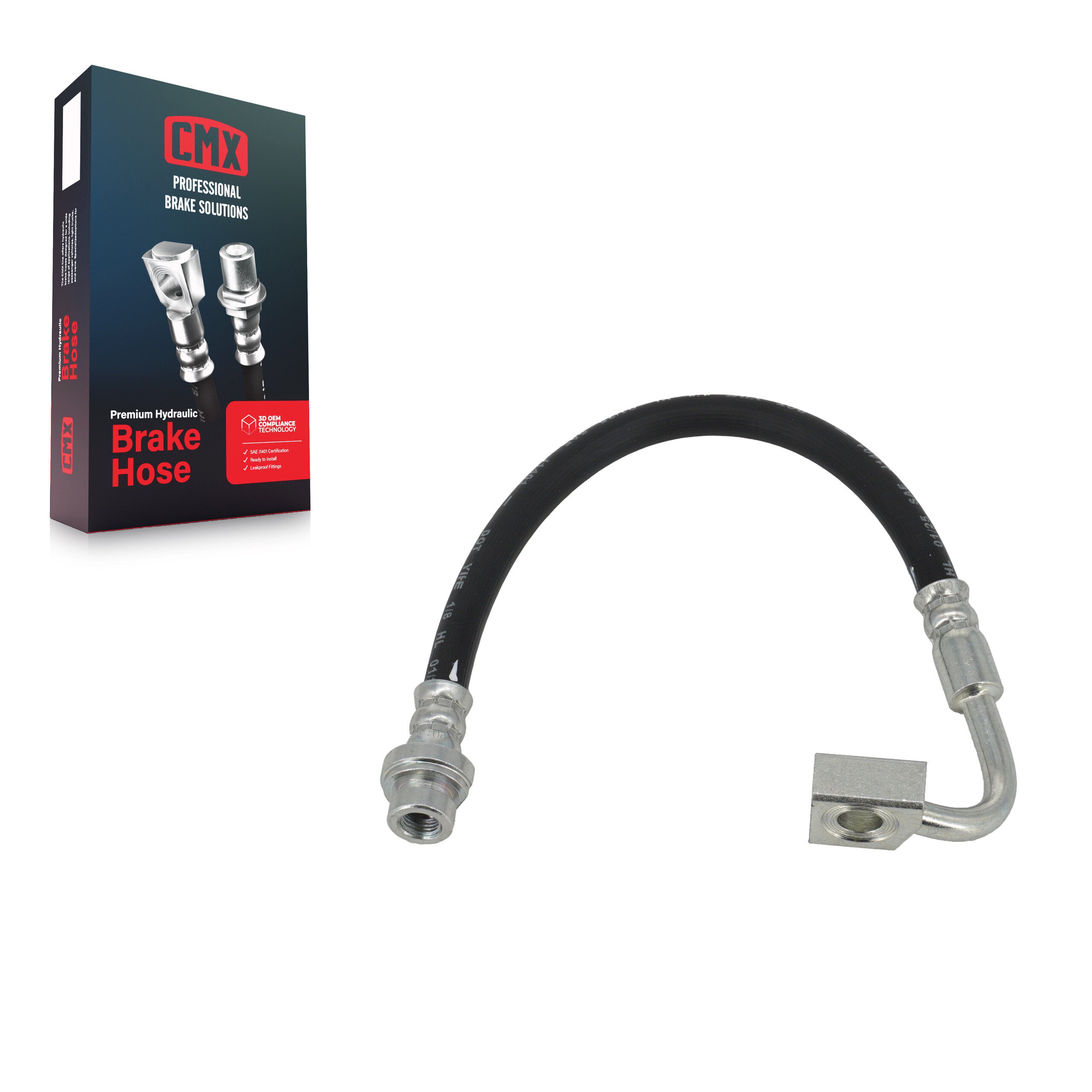 CMX 12-H621743 Brake Hydraulic Hose for 2011-2017 Dodge Journey - Rear Right Outer