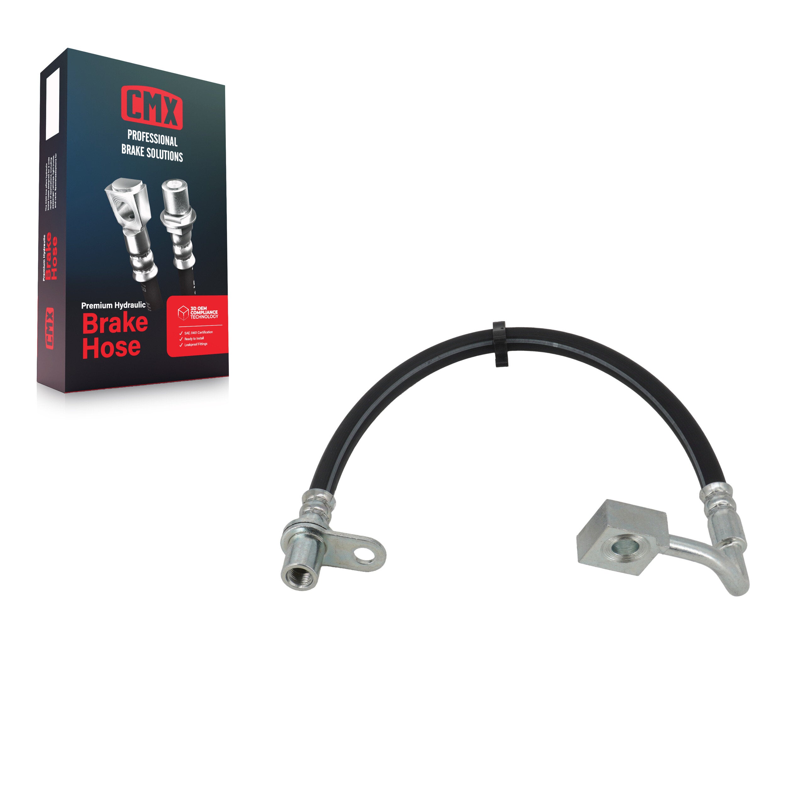 CMX 12-H621763 Brake Hydraulic Hose for 2012-2023 Ram 1500 Classic, Ram 1500 - Front Right