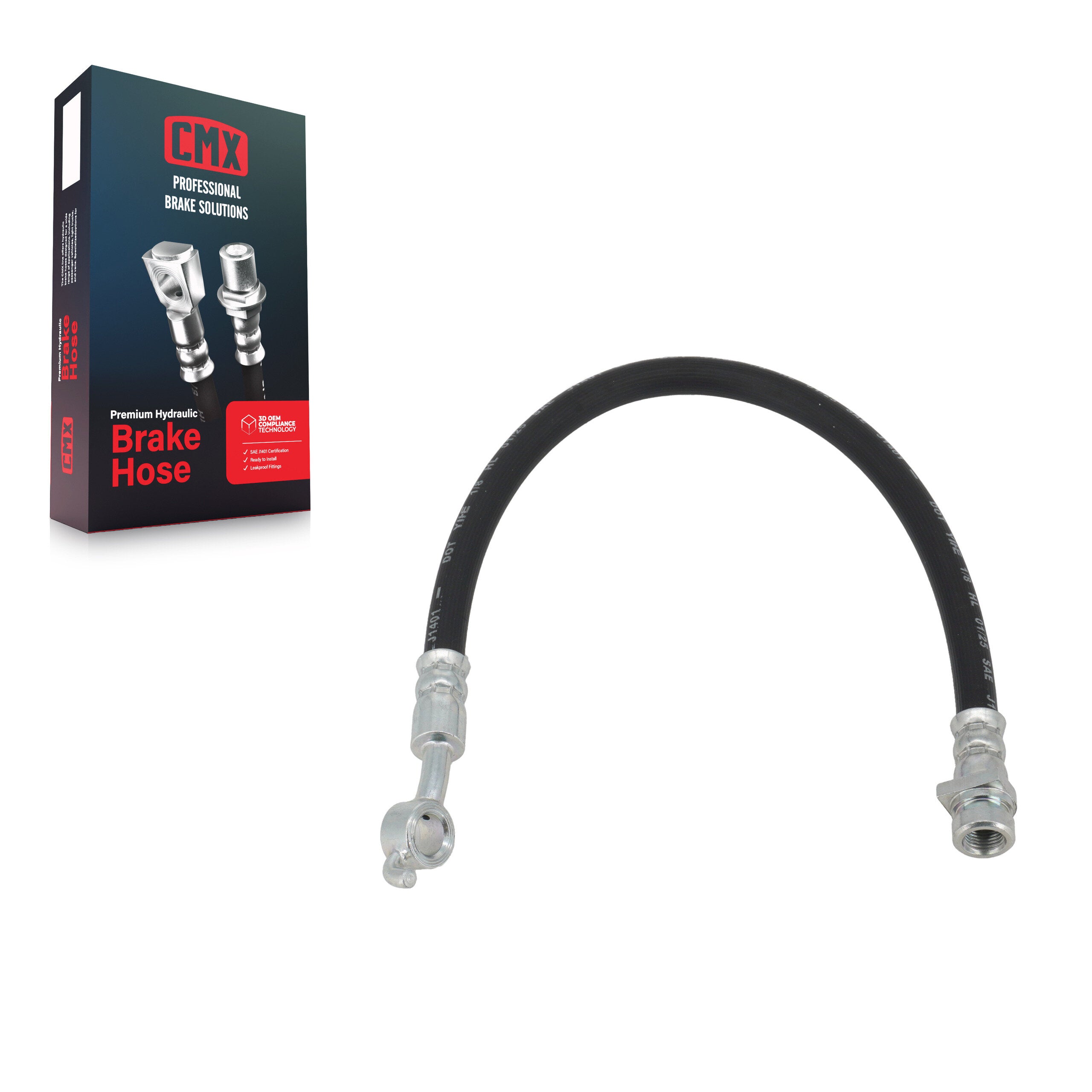 CMX 12-H621780 Brake Hydraulic Hose for 2010-2016 Kia Sportage, Hyundai Tucson - Rear Left