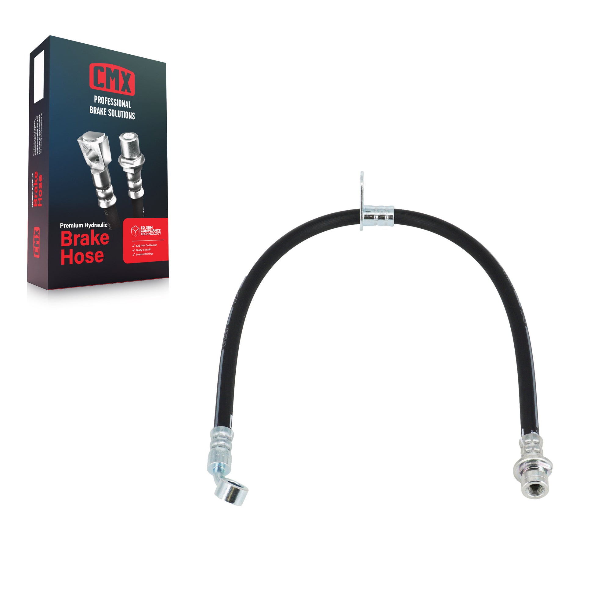 CMX 12-H621897 Brake Hydraulic Hose for 2012-2015 Honda Civic, Acura ILX - Front Left