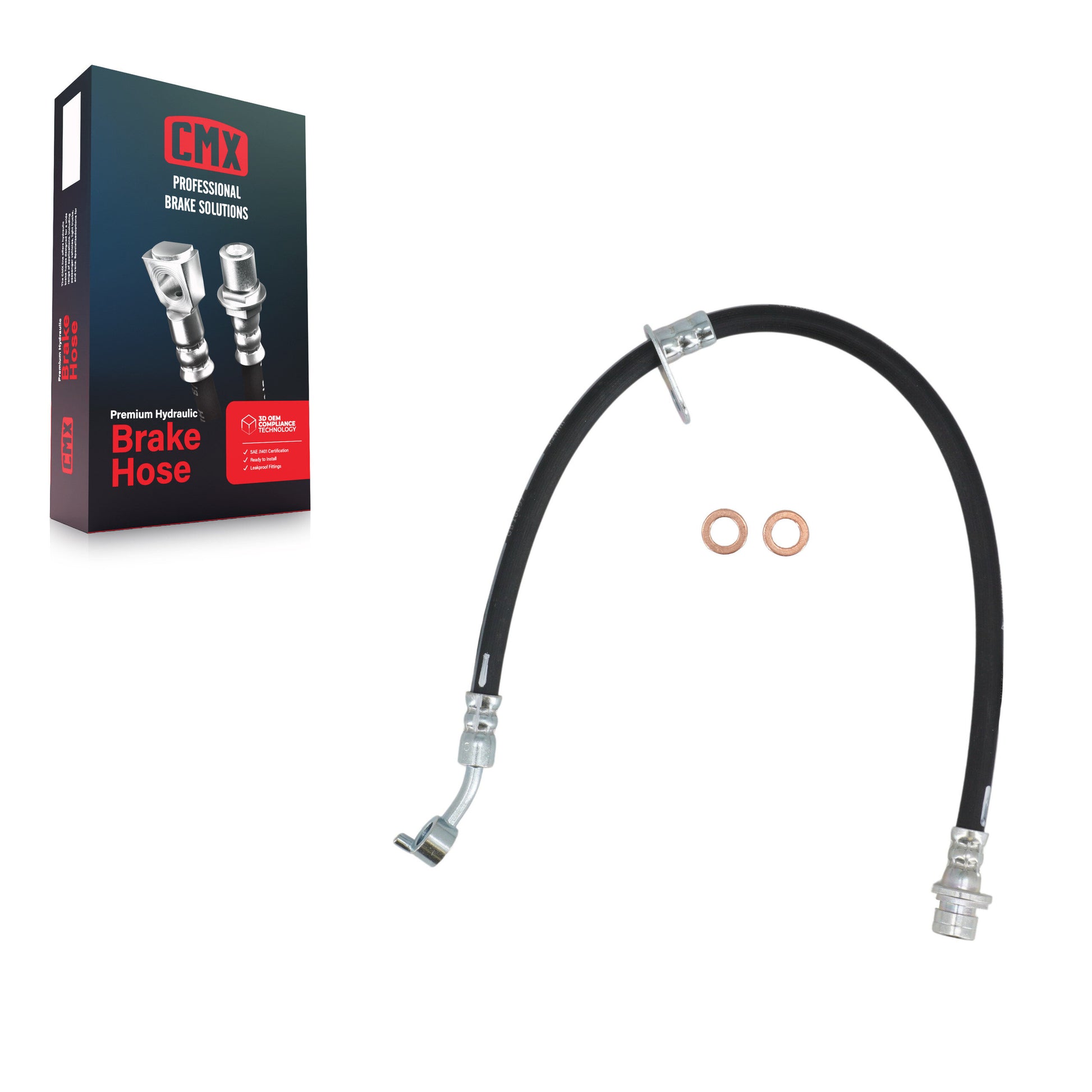 CMX 12-H621920 Brake Hydraulic Hose for 2013-2018 Honda Accord - Rear Right