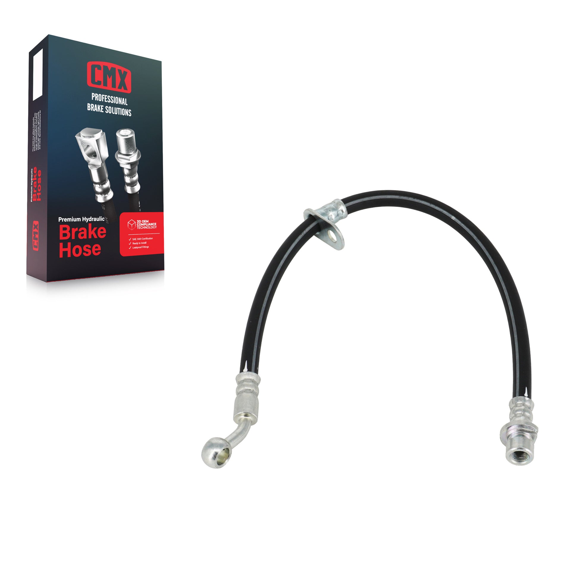 CMX 12-H621925 Brake Hydraulic Hose for 2012-2015 Acura ILX, Honda Civic - Rear Left