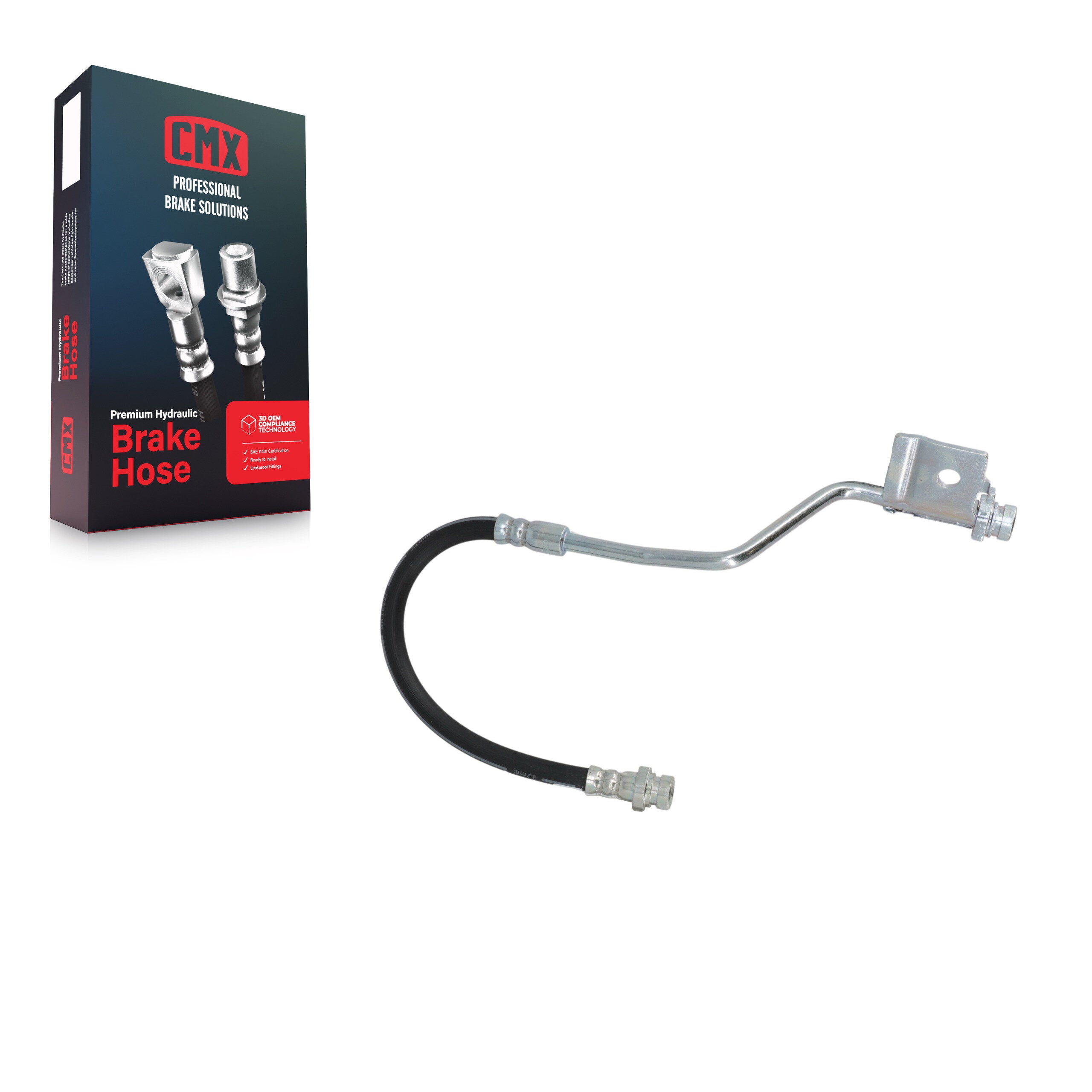 CMX 12-H622006 Brake Hydraulic Hose for 2012-2017 Hyundai Accent - Rear Left Inner, Rear Left