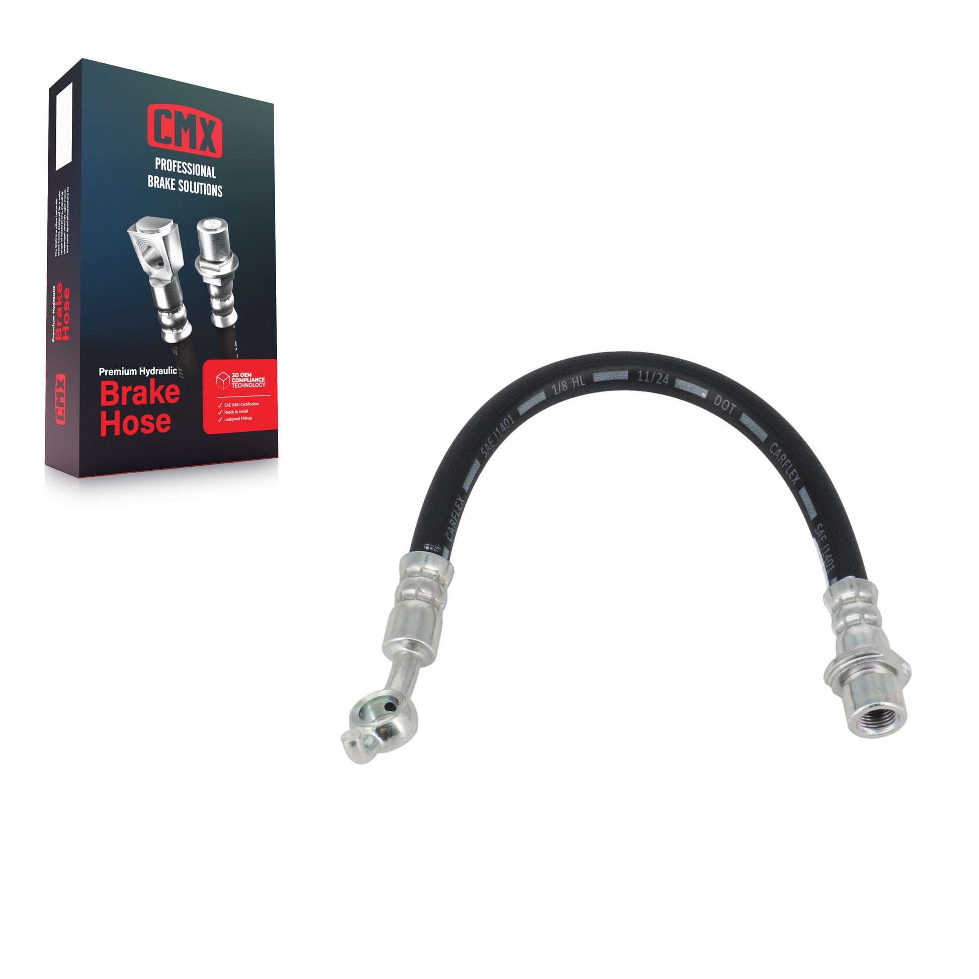 CMX 12-H622030 Brake Hydraulic Hose for 2012-2020 Toyota Sienna - Rear Outer