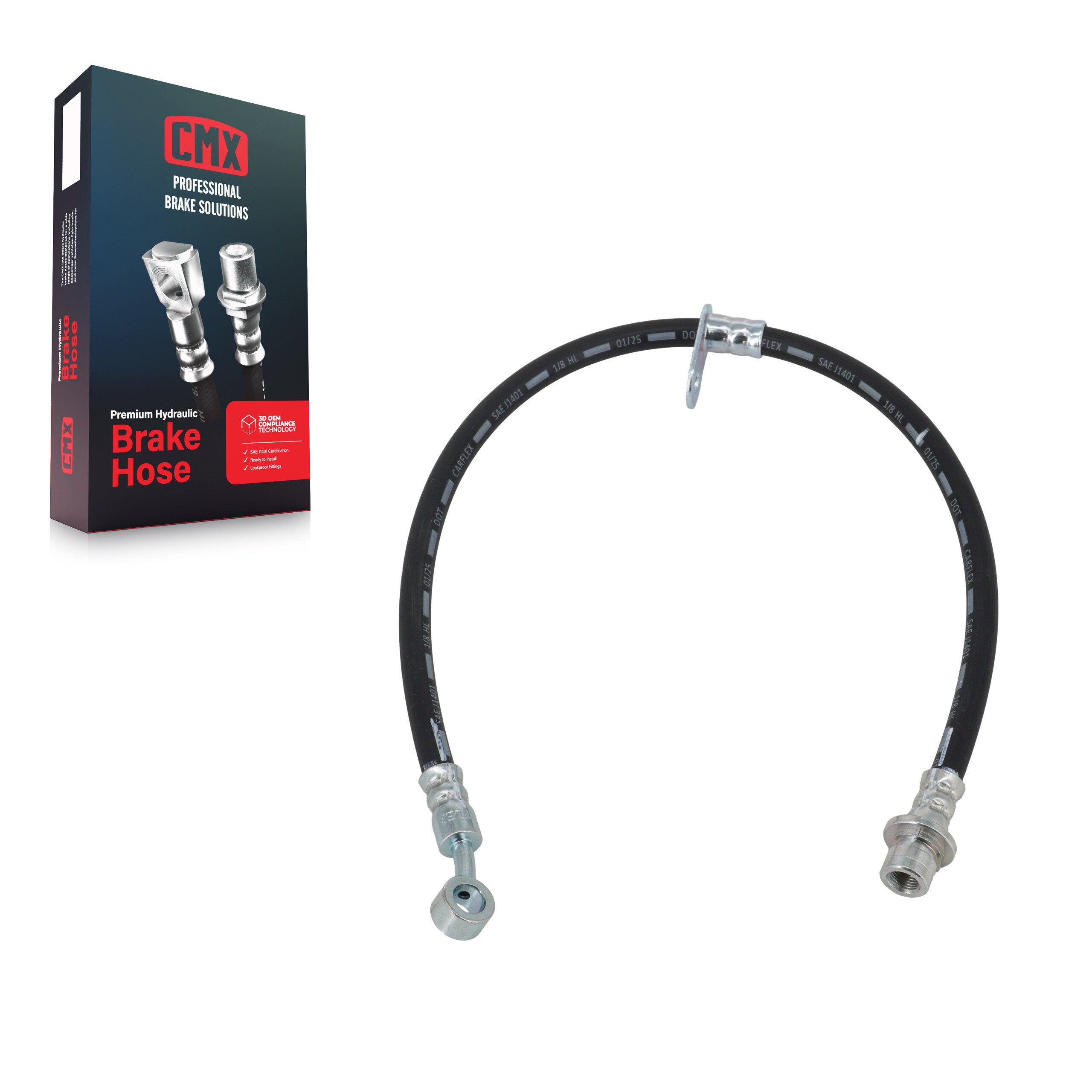 CMX 12-H622060 Brake Hydraulic Hose for 2013-2015 Honda Civic, Acura ILX - Front Right
