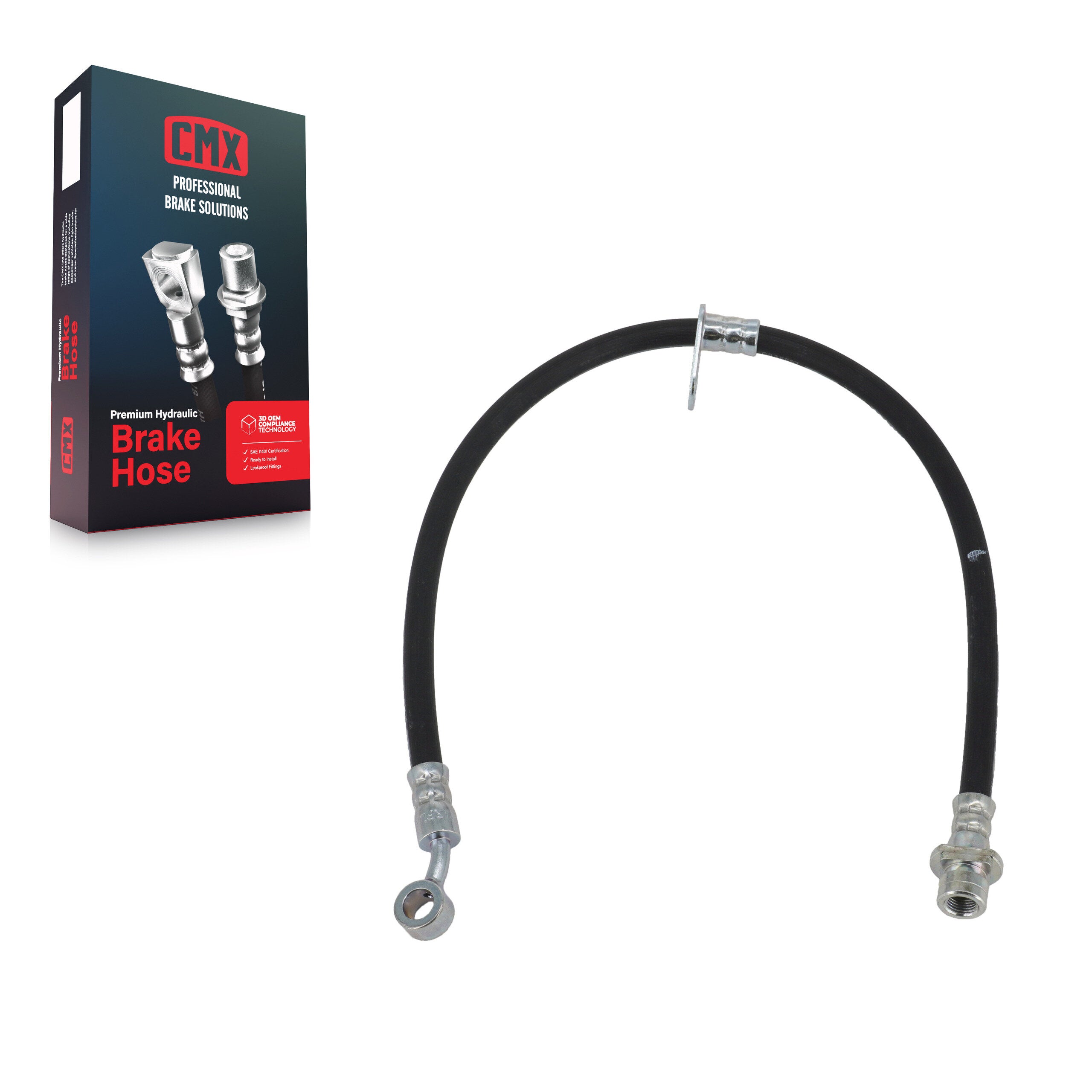 CMX 12-H622061 Brake Hydraulic Hose for 2013-2015 Honda Civic, Acura ILX - Front Left