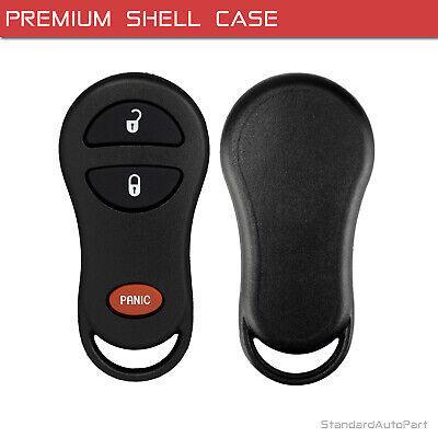 Remote Key Shell Case for Chrysler Ram Grand Cherokee Caravan 1998-2004 GQ43VT9T 04686481AA (3 Button)