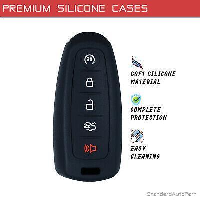 Silicone Key Cover for Ford Edge Explorer Flex Taurus Focus Expedition Escape 2011-2020 M3N5WY8610 164-R8092 (5 Button)