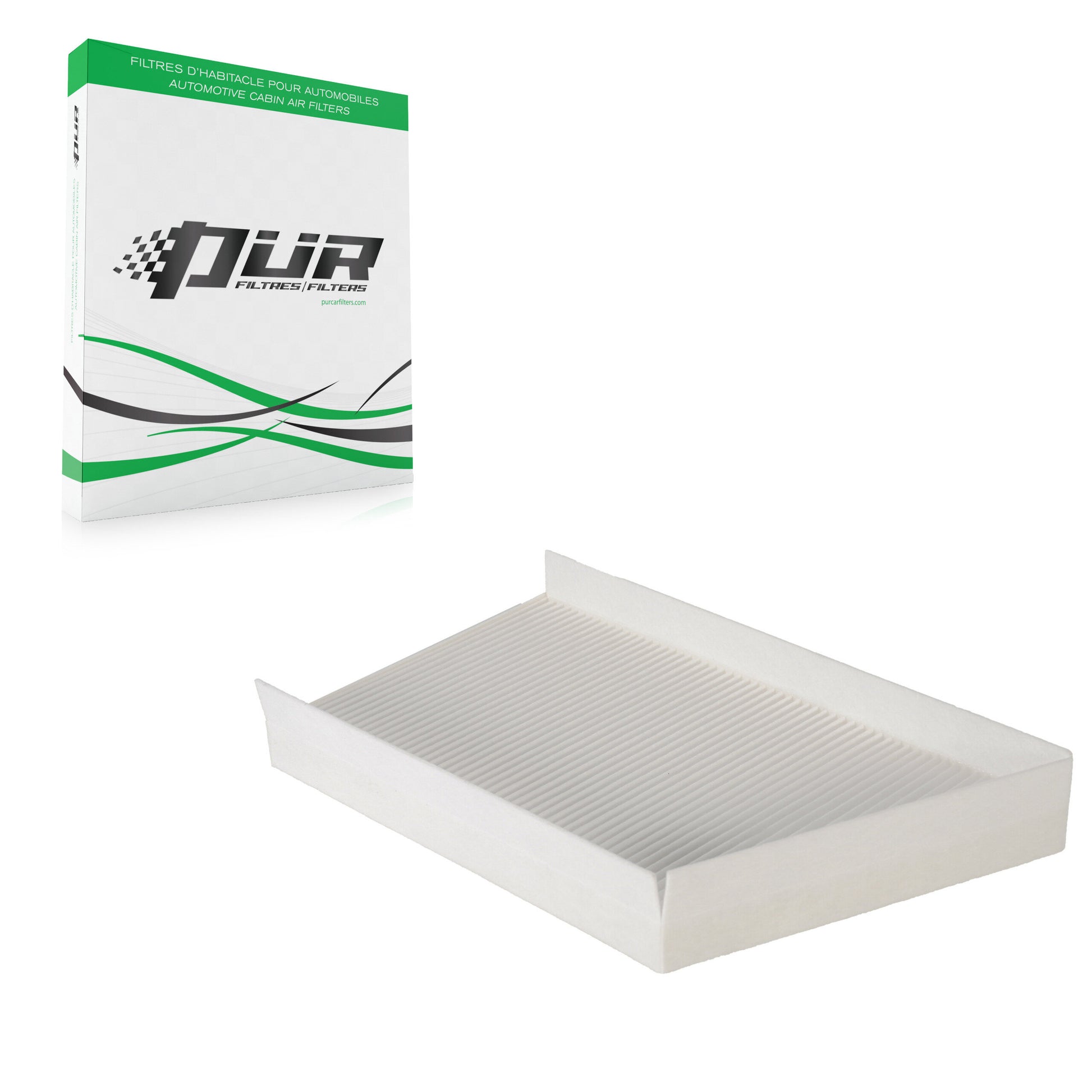 PUR 54-24118 Cabin Air Filter for 2001-2009 Mercedes-Benz E300, Mercedes-Benz CLK550, Mercedes-Benz CLK63 AMG - Under Hood