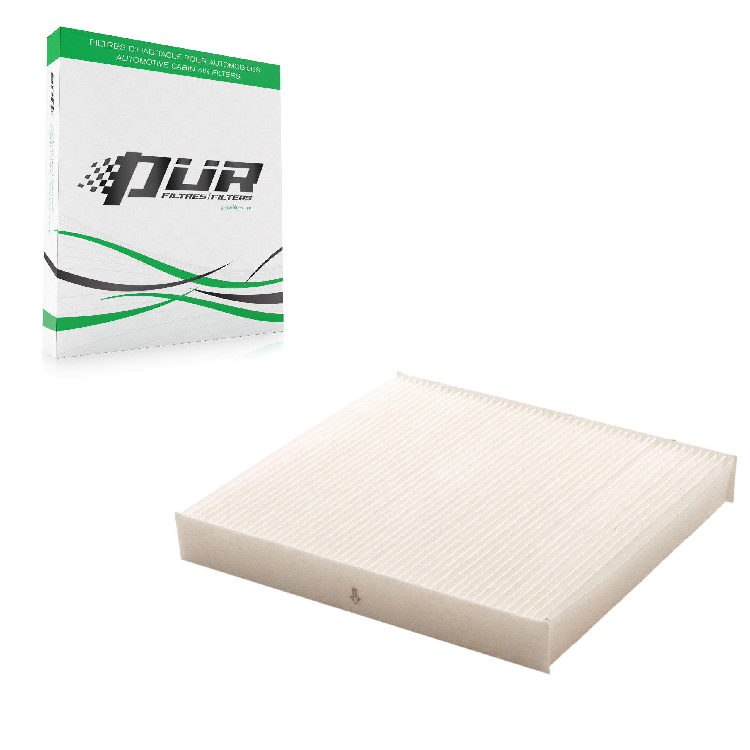 PUR 54-24857 Cabin Air Filter for 2000-2025 Mitsubishi Eclipse Cross, Mitsubishi Outlander, Mitsubishi Outlander PHEV - N/A