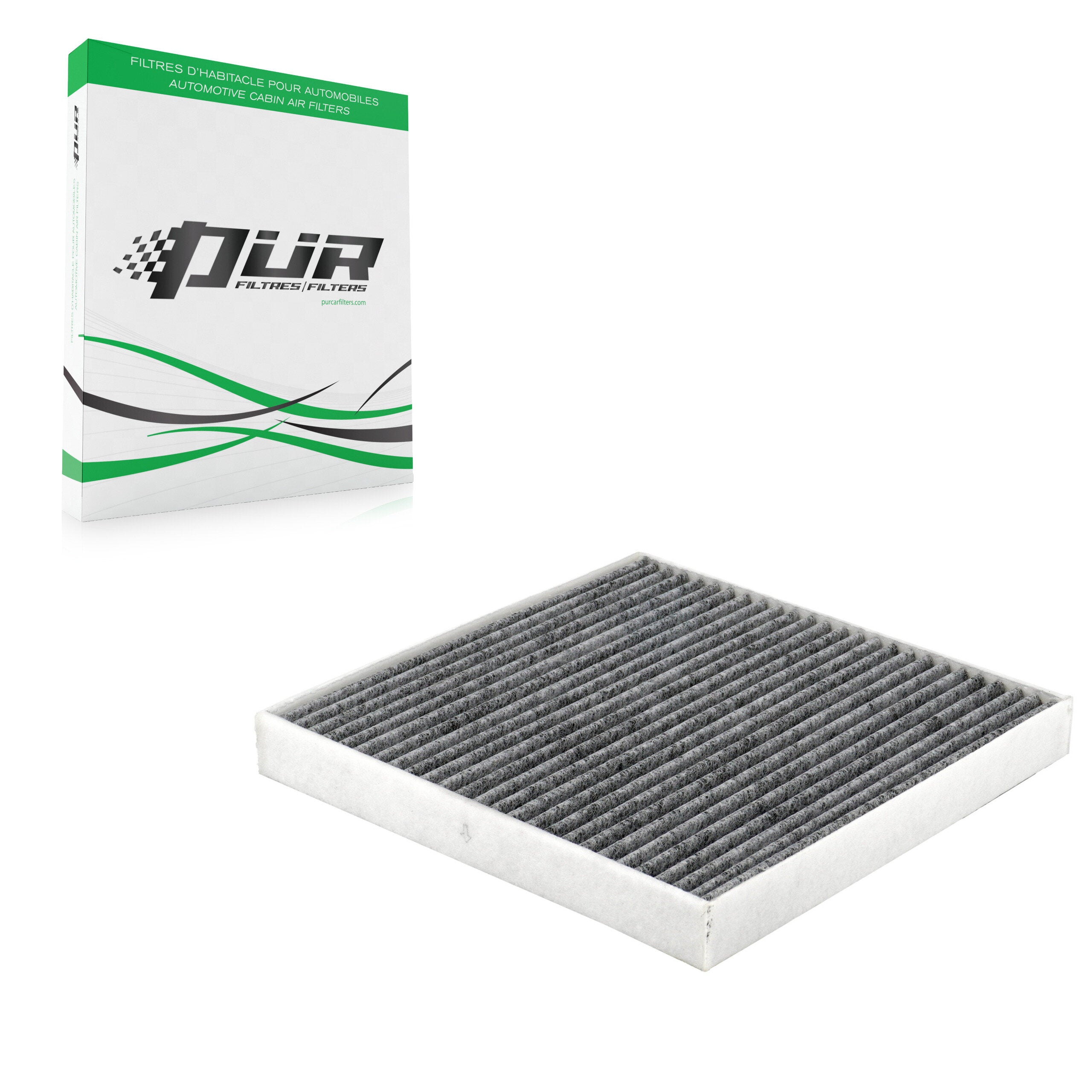 PUR 54-49351 Cabin Air Filter for 2008-2019 Smart EQ fortwo, Smart Fortwo - N/A