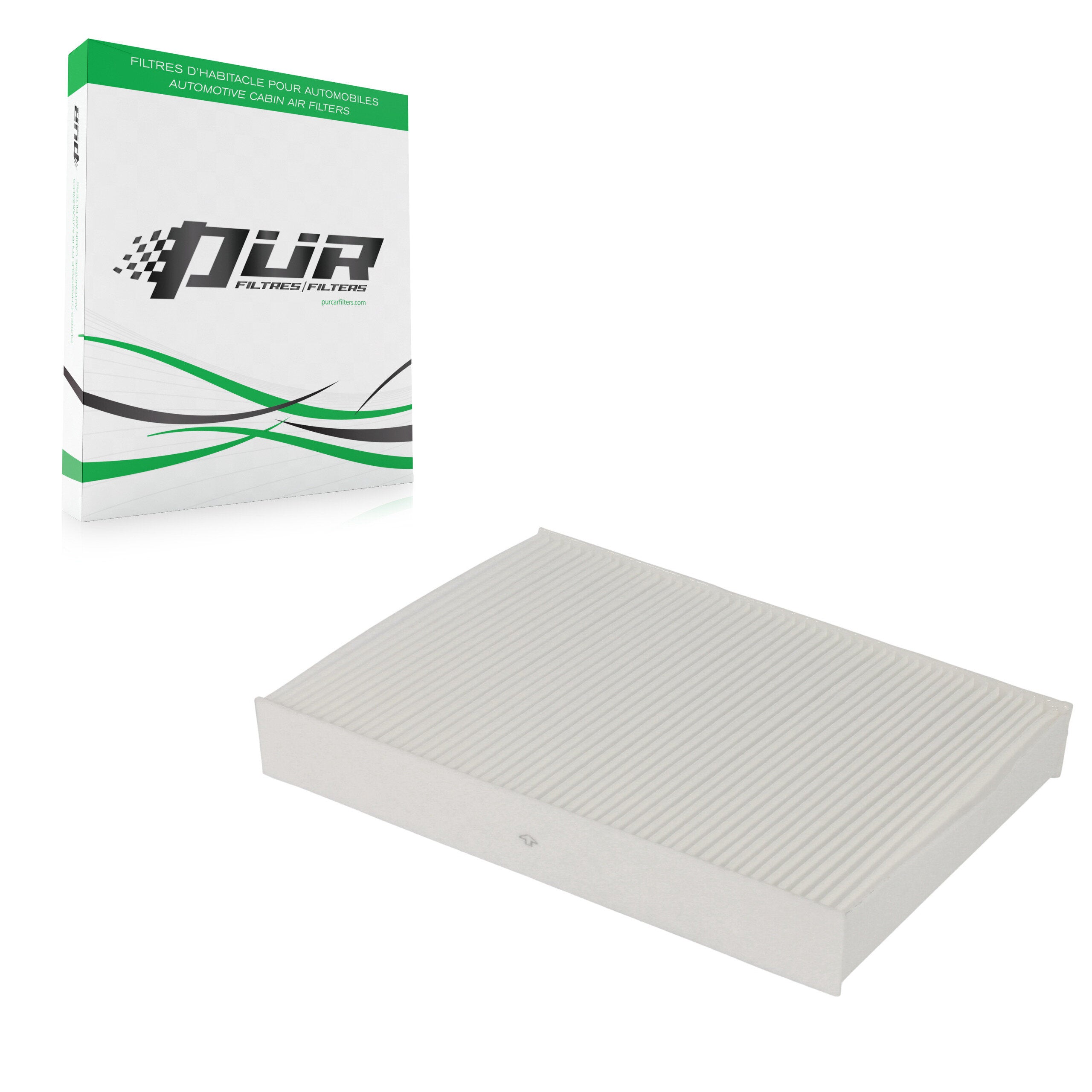 PUR 54-49355 Cabin Air Filter for 2007-2024 Volvo S60, Jaguar E-Pace, Volvo S60 Cross Country - N/A