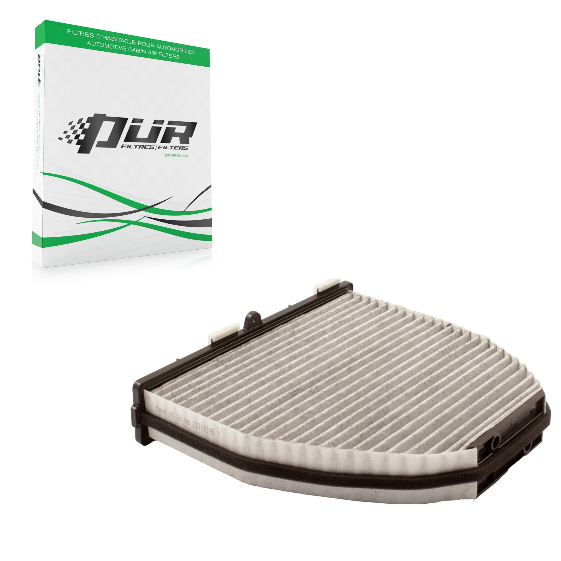 PUR 54-49357 Cabin Air Filter for 2008-2021 Mercedes-Benz AMG GT R Pro, Mercedes-Benz AMG GT 63, Mercedes-Benz S450 - N/A