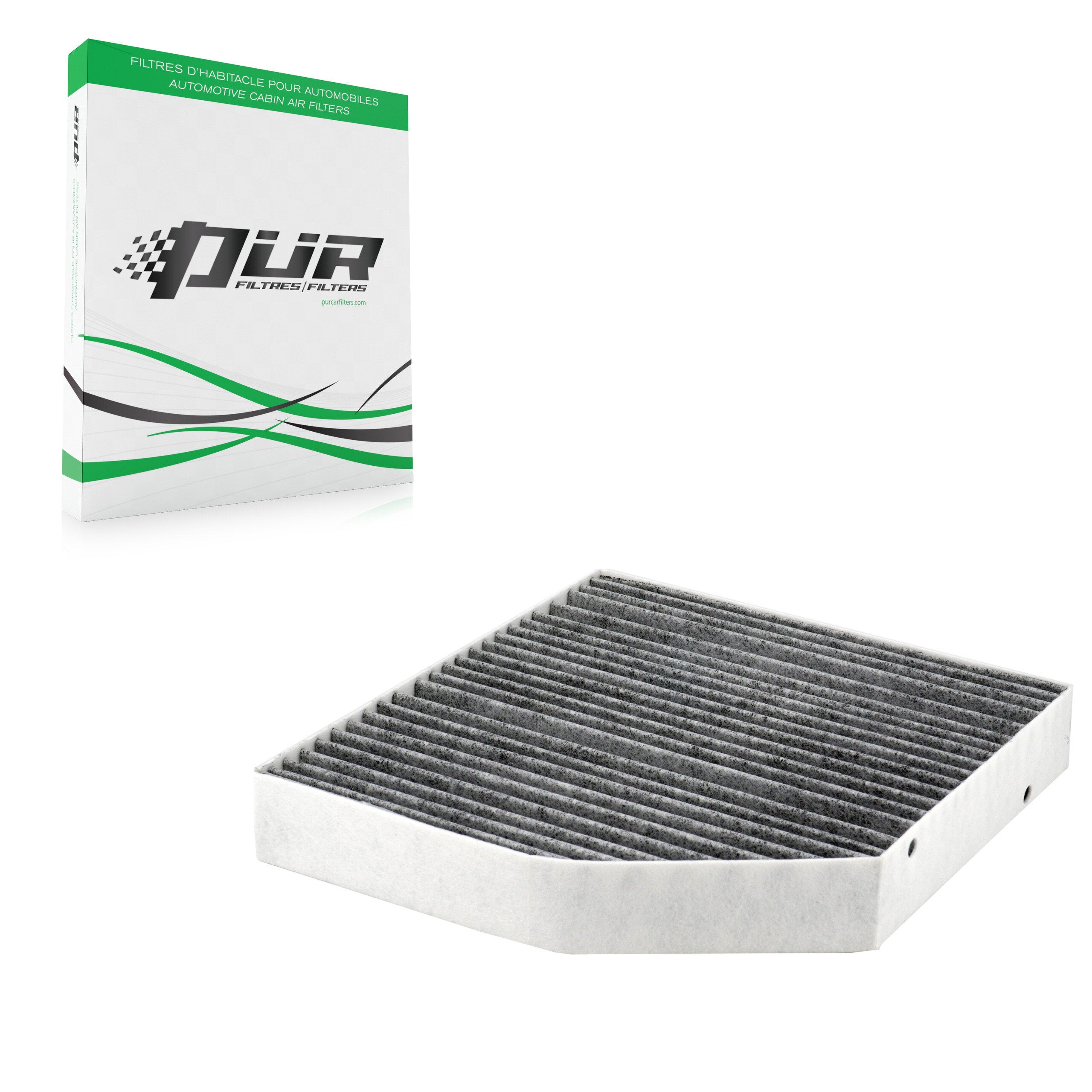 PUR 54-WP10110 Cabin Air Filter for 2015-2025 Mercedes-Benz E53 AMG, Mercedes-Benz SL63 AMG, Mercedes-Benz AMG GT 55 - Behind Glove Box
