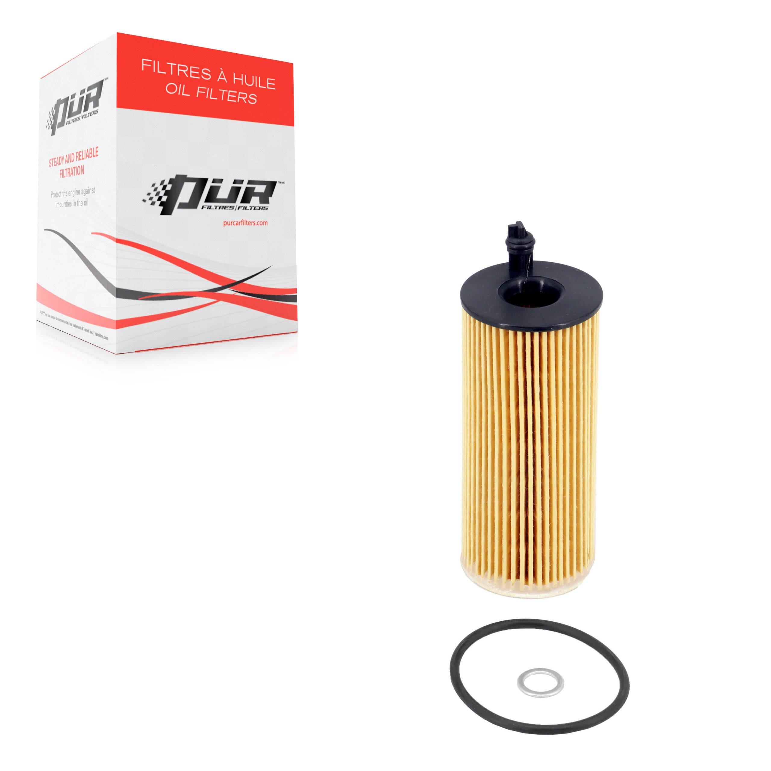 PUR 56-CH11217 Engine Oil Filter for 2014-2018 BMW 740Ld xDrive, BMW X3, BMW 328d - N/A