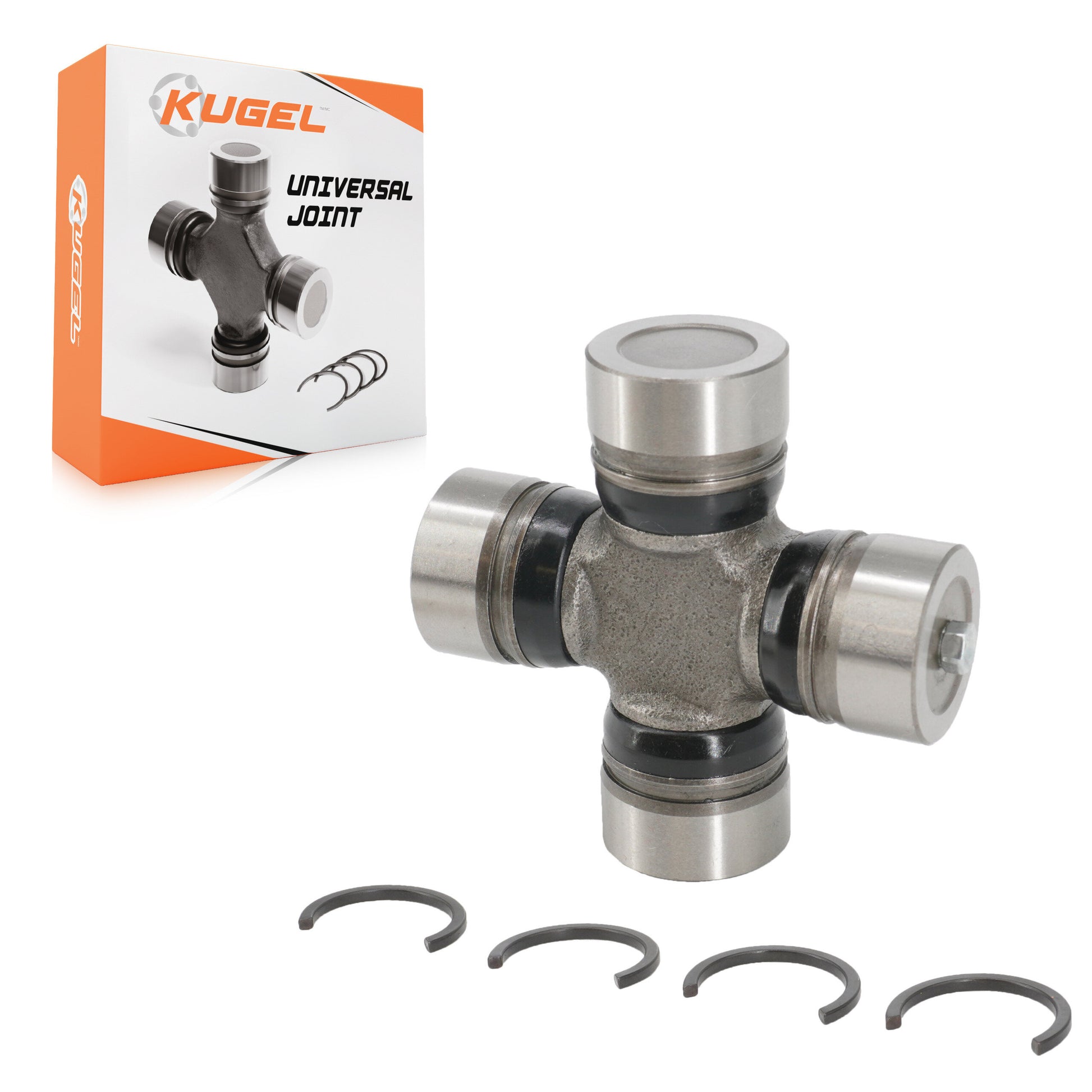 Kugel 69-285 Universal Joint for 1980-2019 Lexus LX570, Toyota Land Cruiser, Lexus GX460 - Rear Driveshaft at Rear Axle, At Transmission, Front Driveshaft at Front Axle