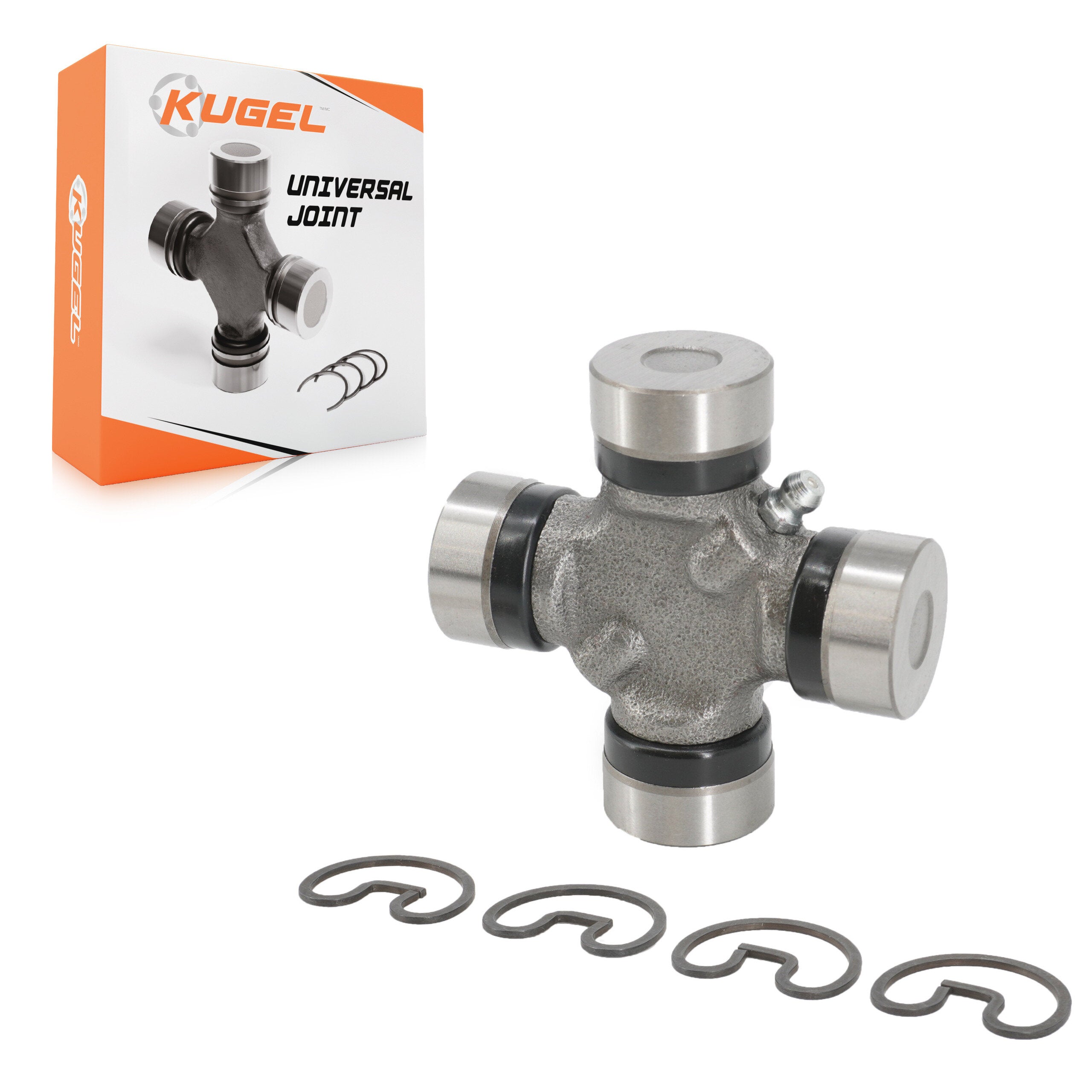 Kugel 69-344 Universal Joint for 1980-2004 Land Rover Defender 90 - Rear Driveshaft at Rear Axle, Rear Driveshaft at Transfer Case, Front Driveshaft at Front Axle