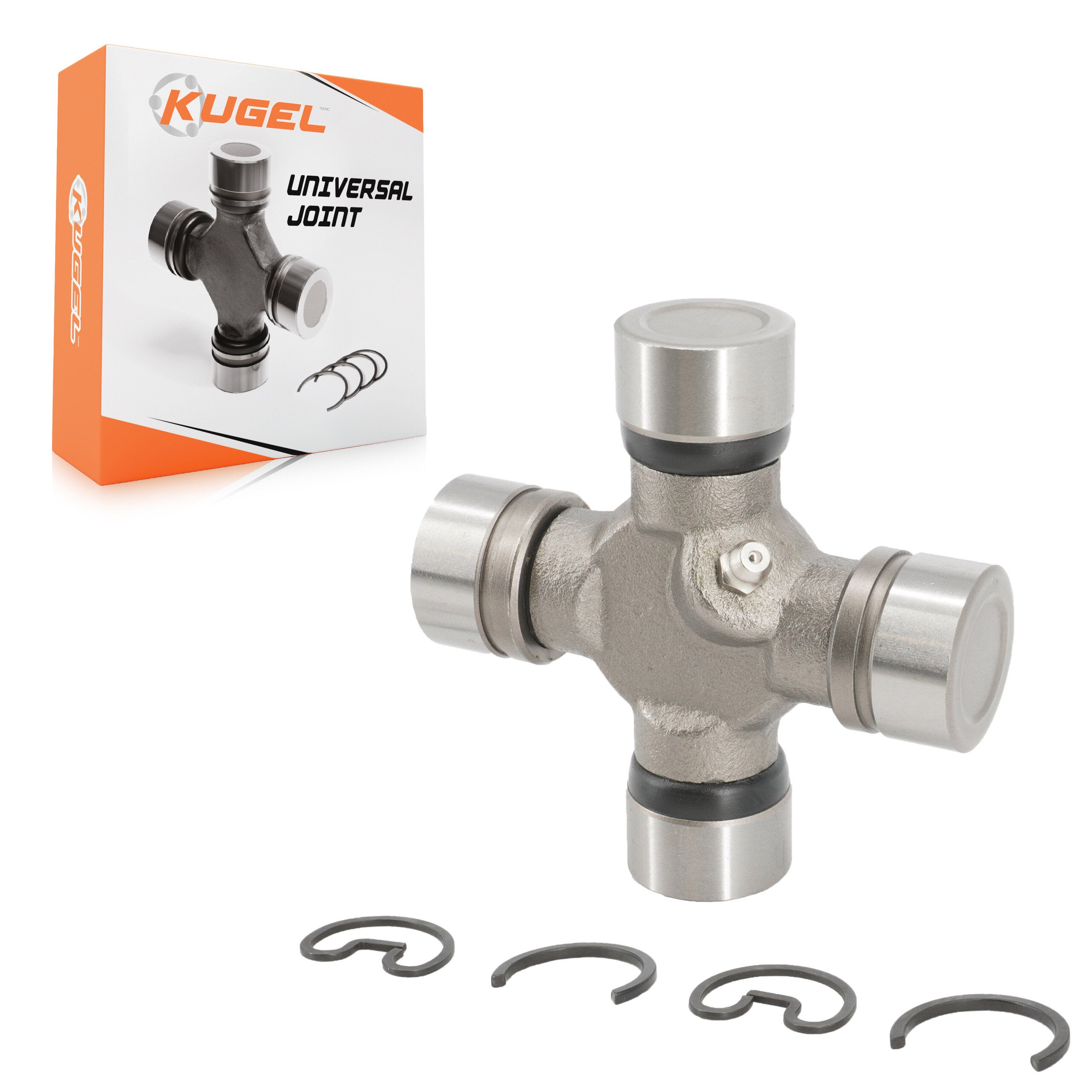 Kugel 69-355 Universal Joint for 1980-2012 Chevrolet Silverado 1500 Classic, GMC Sierra 1500 Classic, Isuzu i-290 - At Rear Axle, Rear Driveshaft at Rear Axle, Front Driveshaft at Front Axle