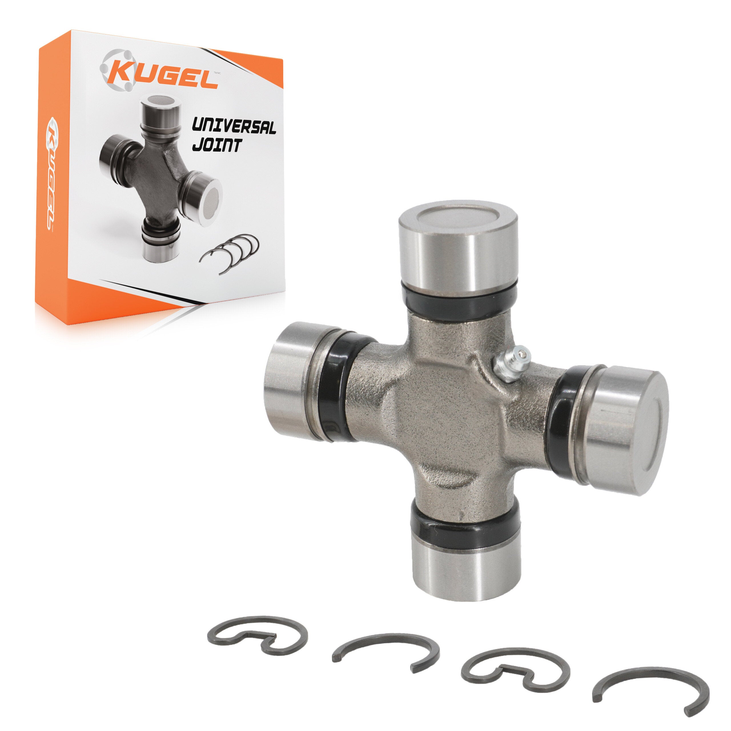 Kugel 69-355C Universal Joint for 1980-2012 Chevrolet Silverado 1500 Classic, GMC Sierra 1500 Classic, Isuzu i-290 - At Rear Axle, Rear Driveshaft at Rear Axle, Front Driveshaft at Front Axle